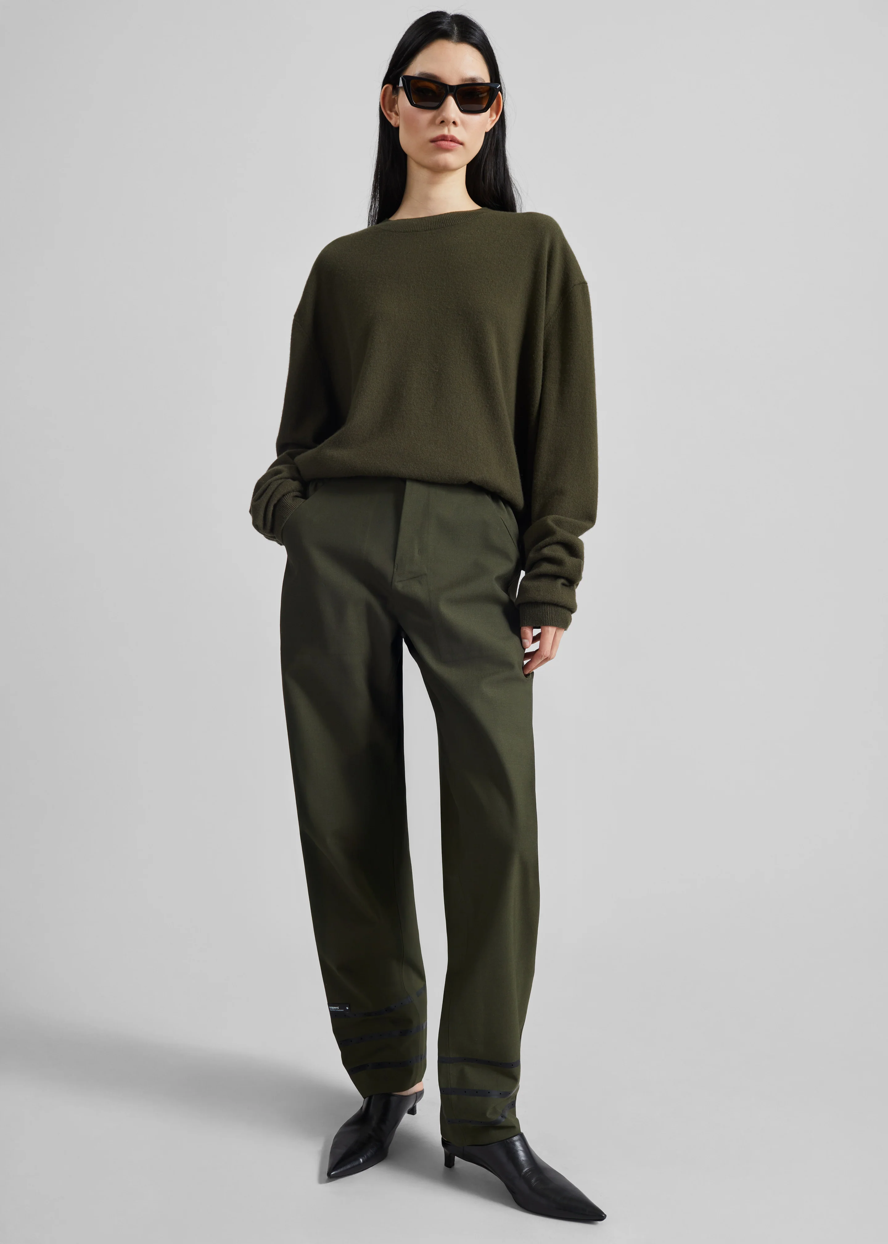 Coperni Technical Tailored Pants - Green - Image 5