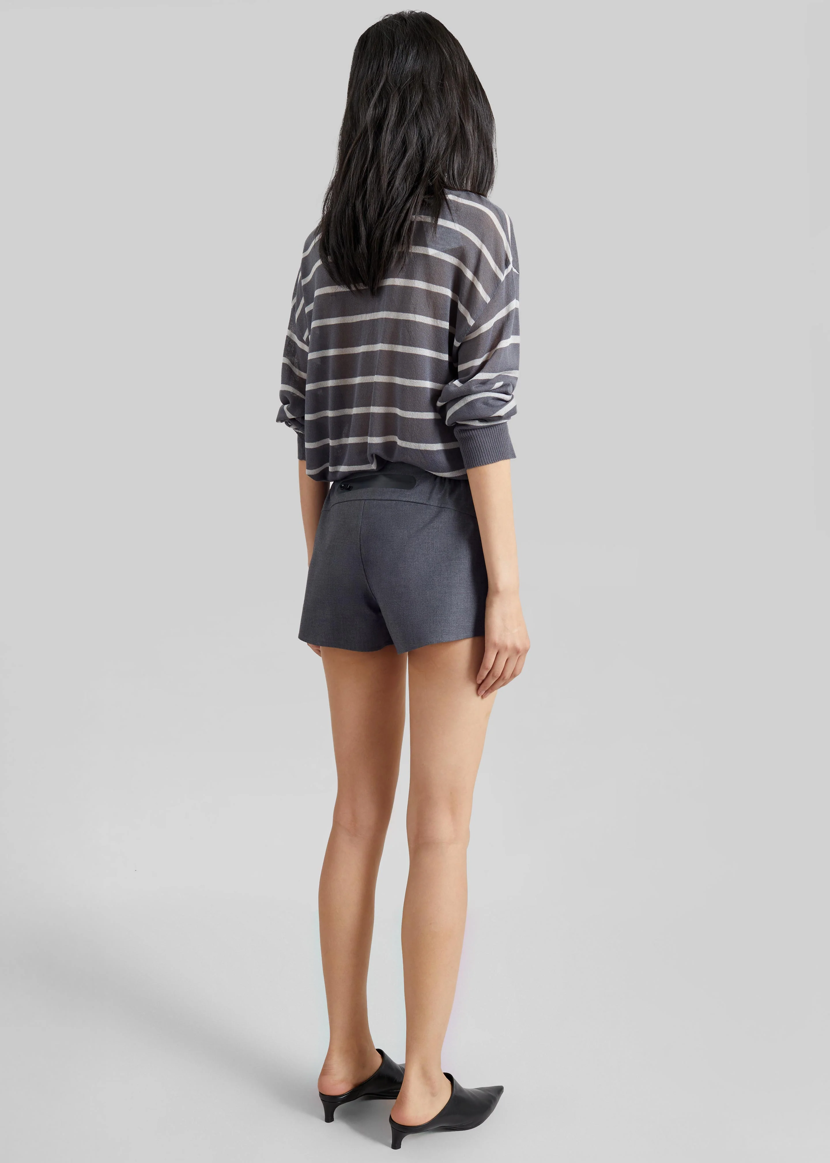 Coperni Technical Tailored Shorts - Grey - Image 9