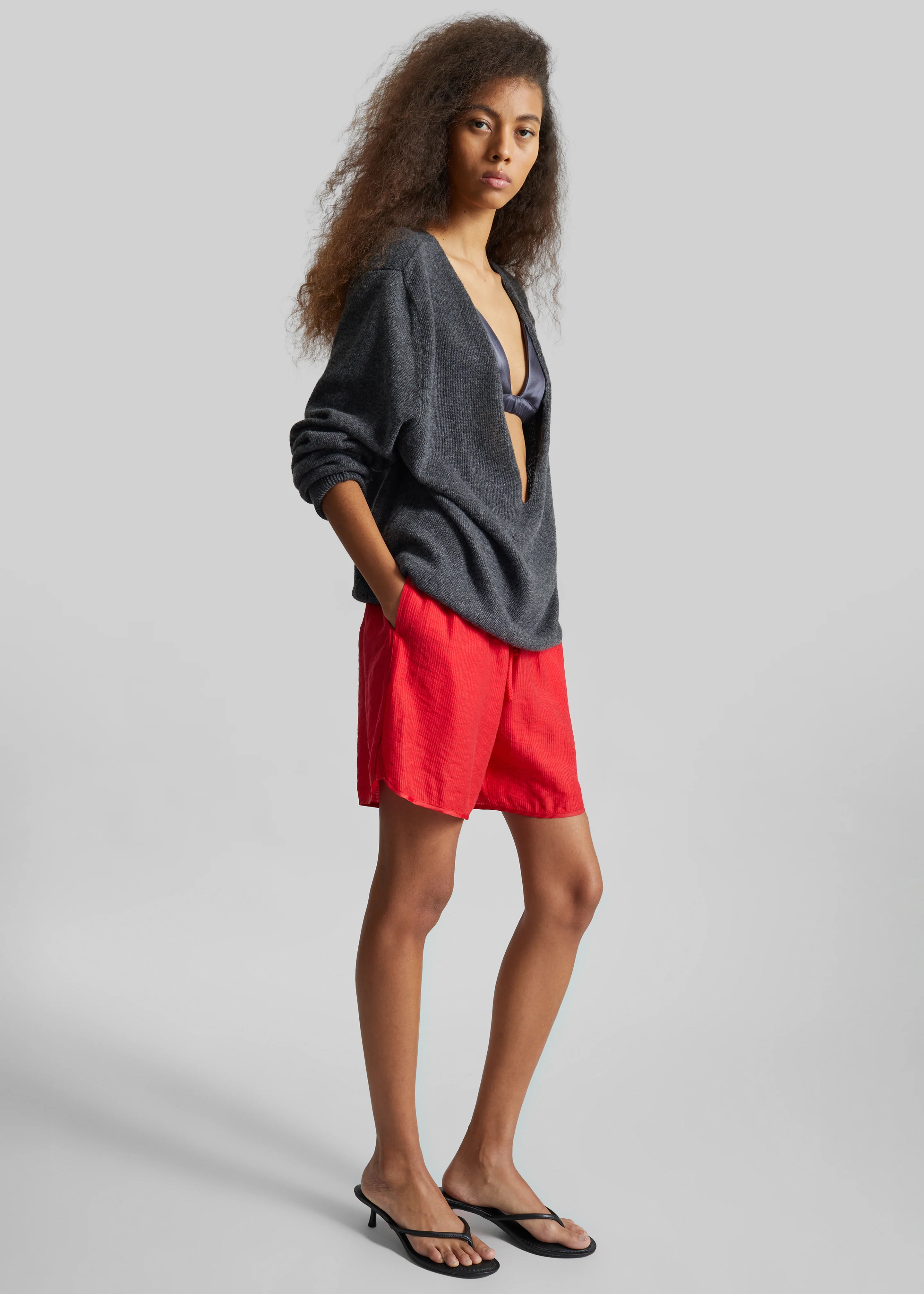 Coria Boxer Shorts - Red Stripe - Image 6