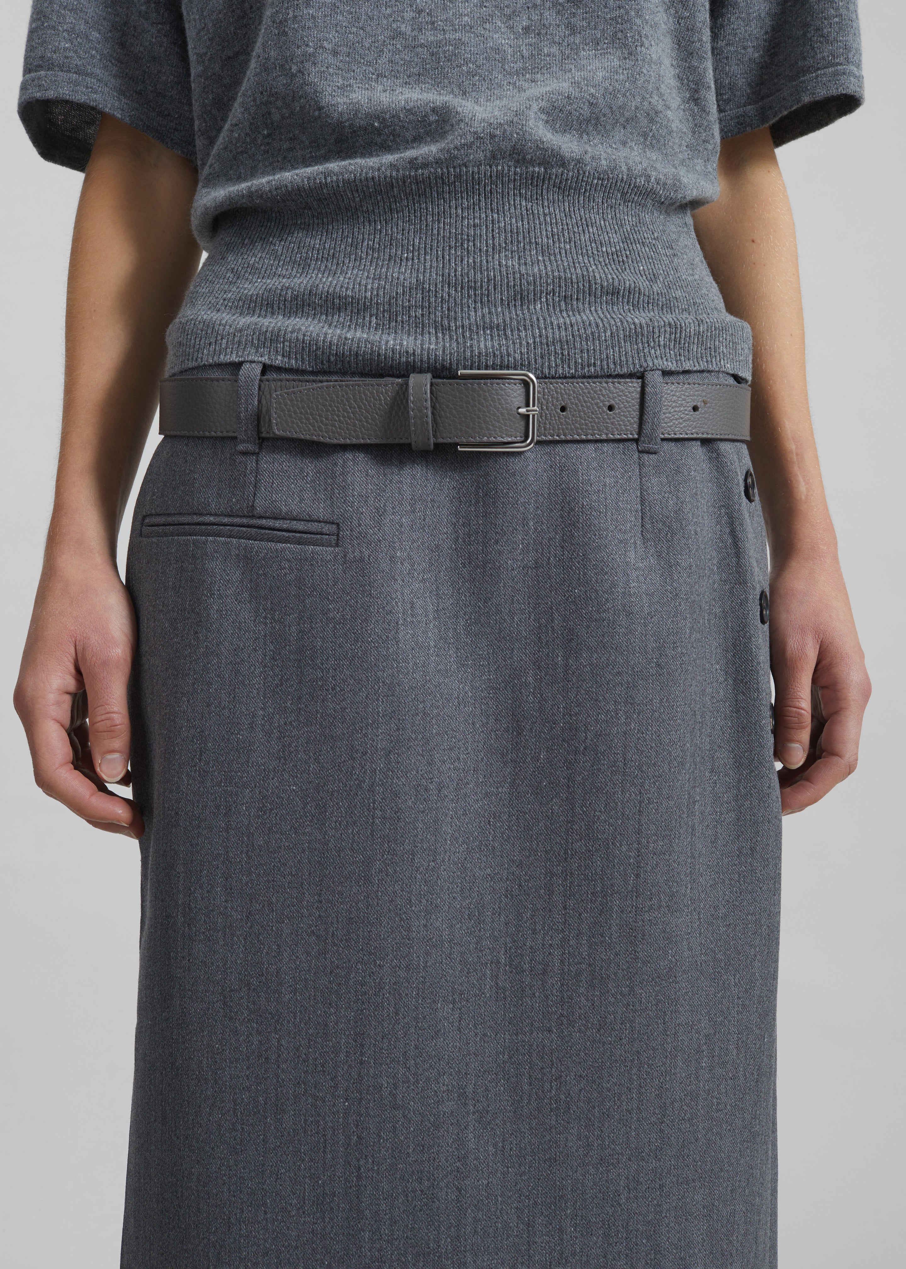 Covert Tube Skirt - Grey - Image 6