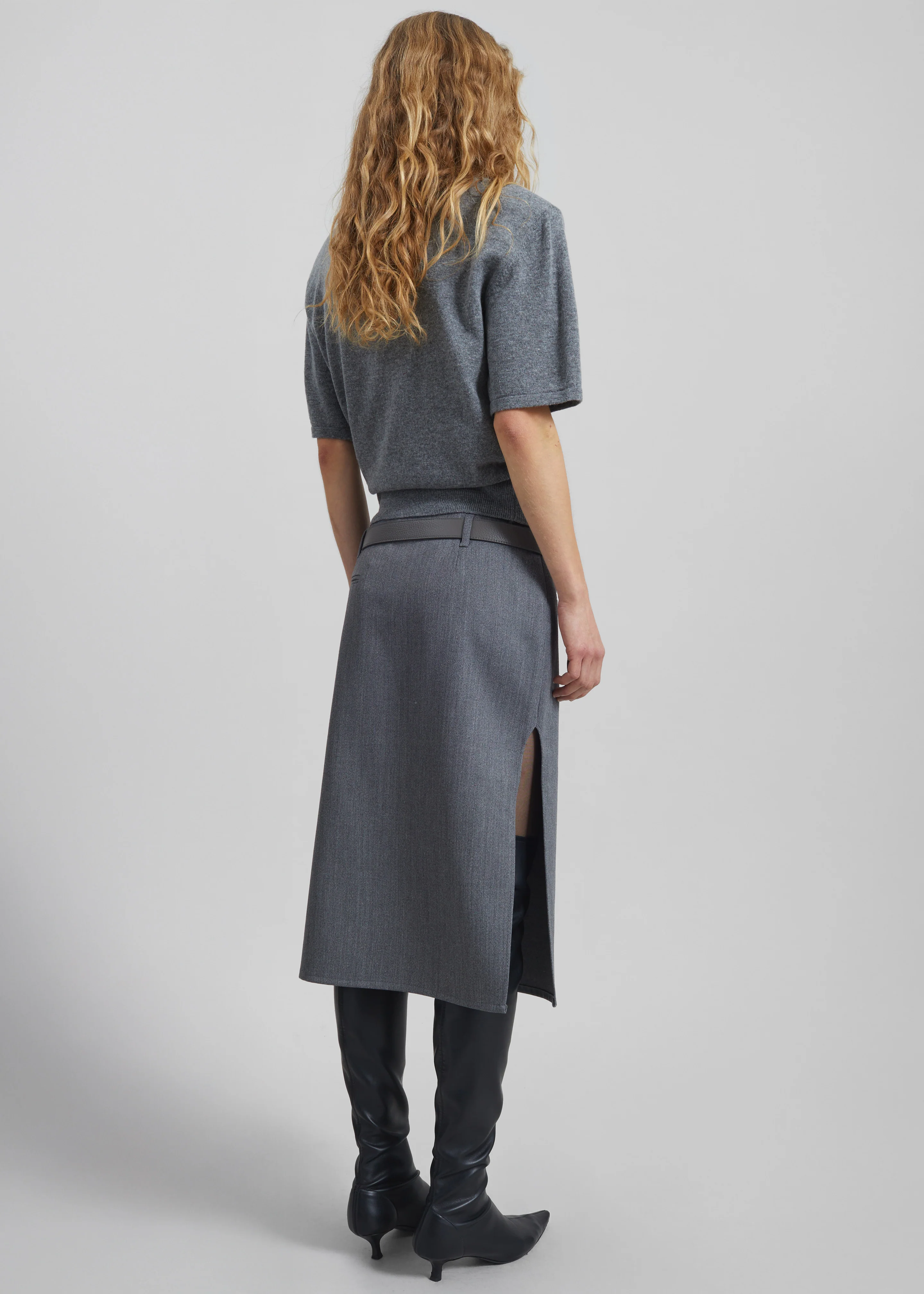 Covert Tube Skirt - Grey - Image 7