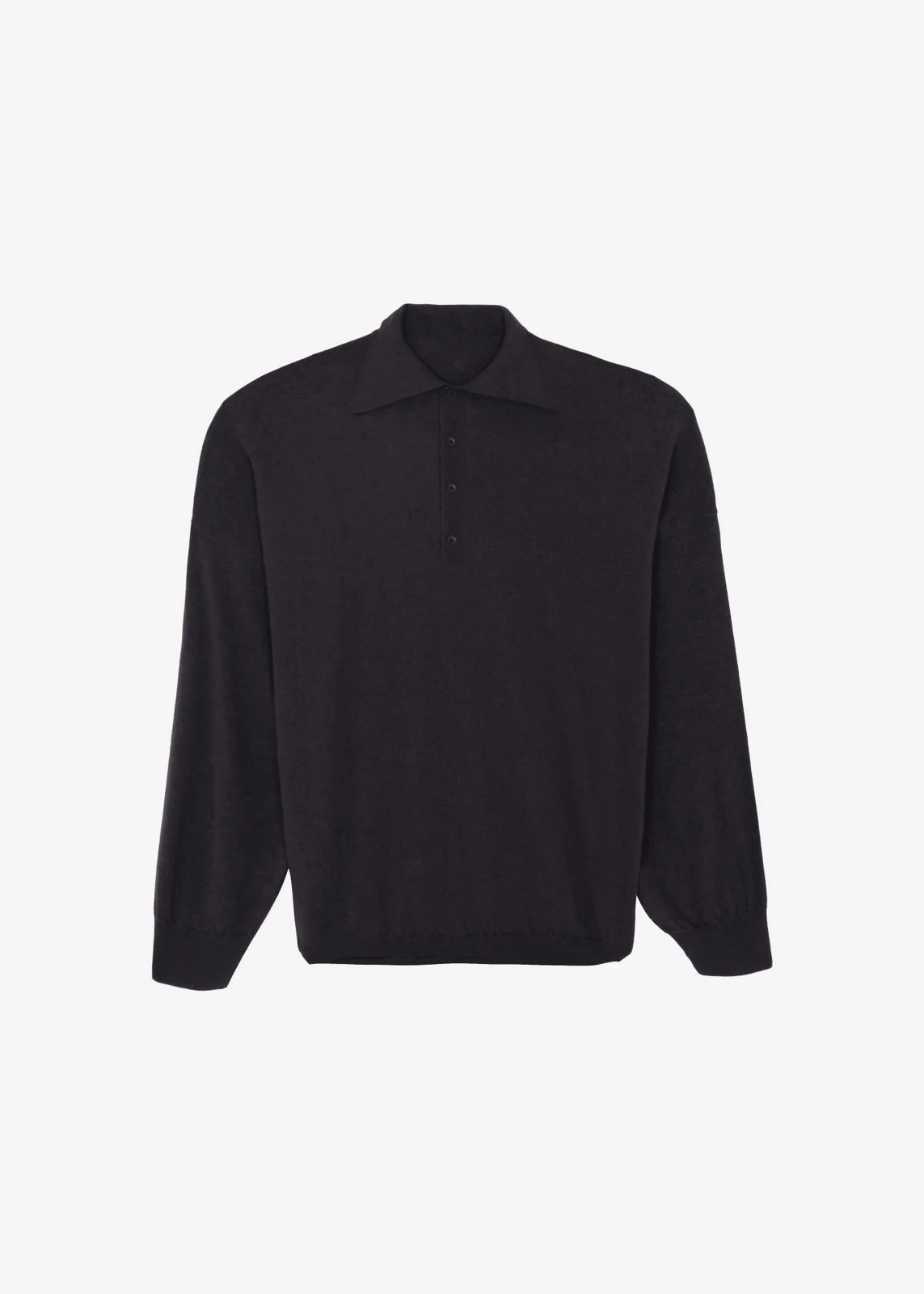 Croydon Padded Knit Polo - Black - Image 6
