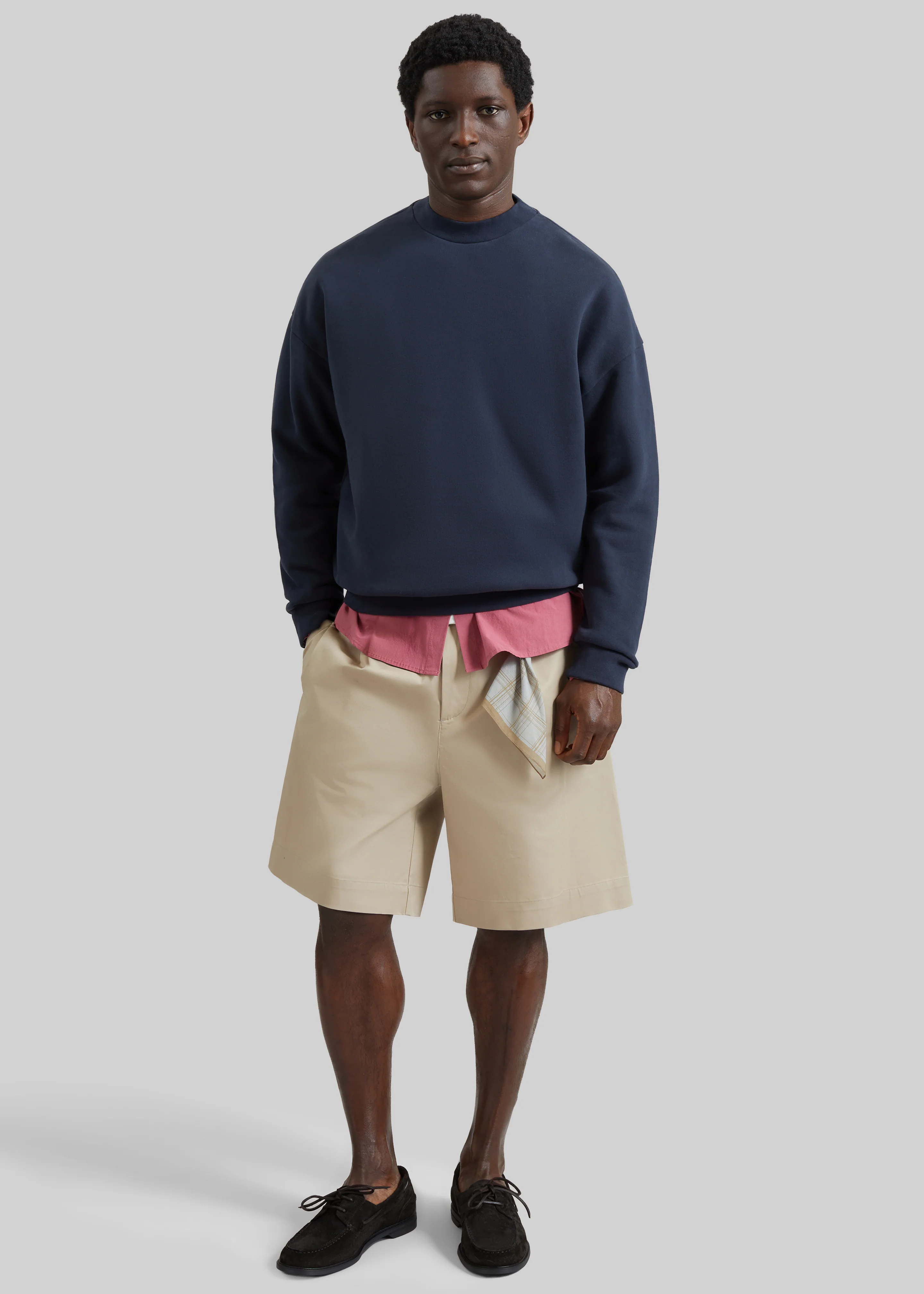 Darkpark Ben Crewneck Sweatshirt - Blue Navy - Image 2
