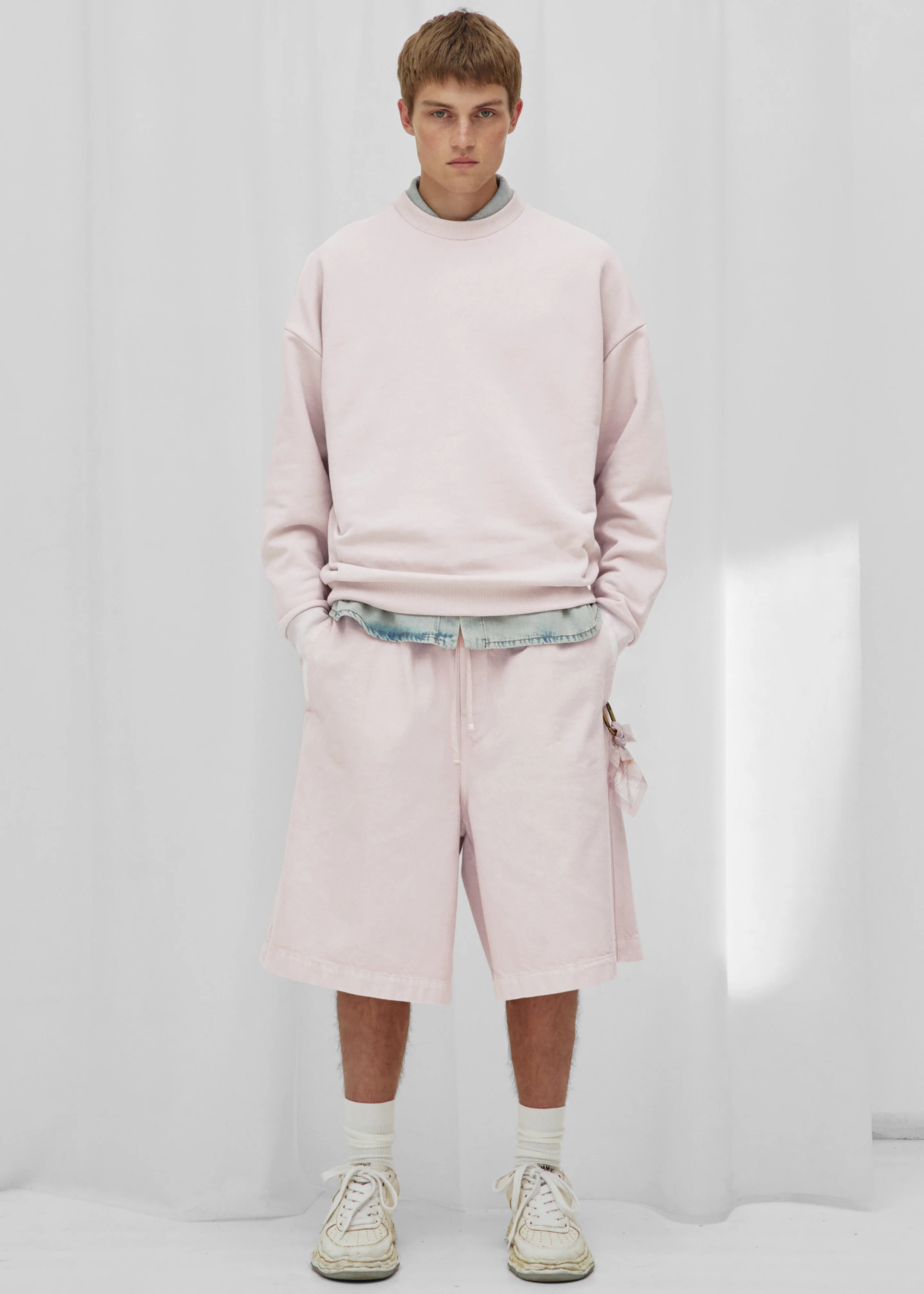 Darkpark Ben Crewneck Sweatshirt - Pink - Image 5