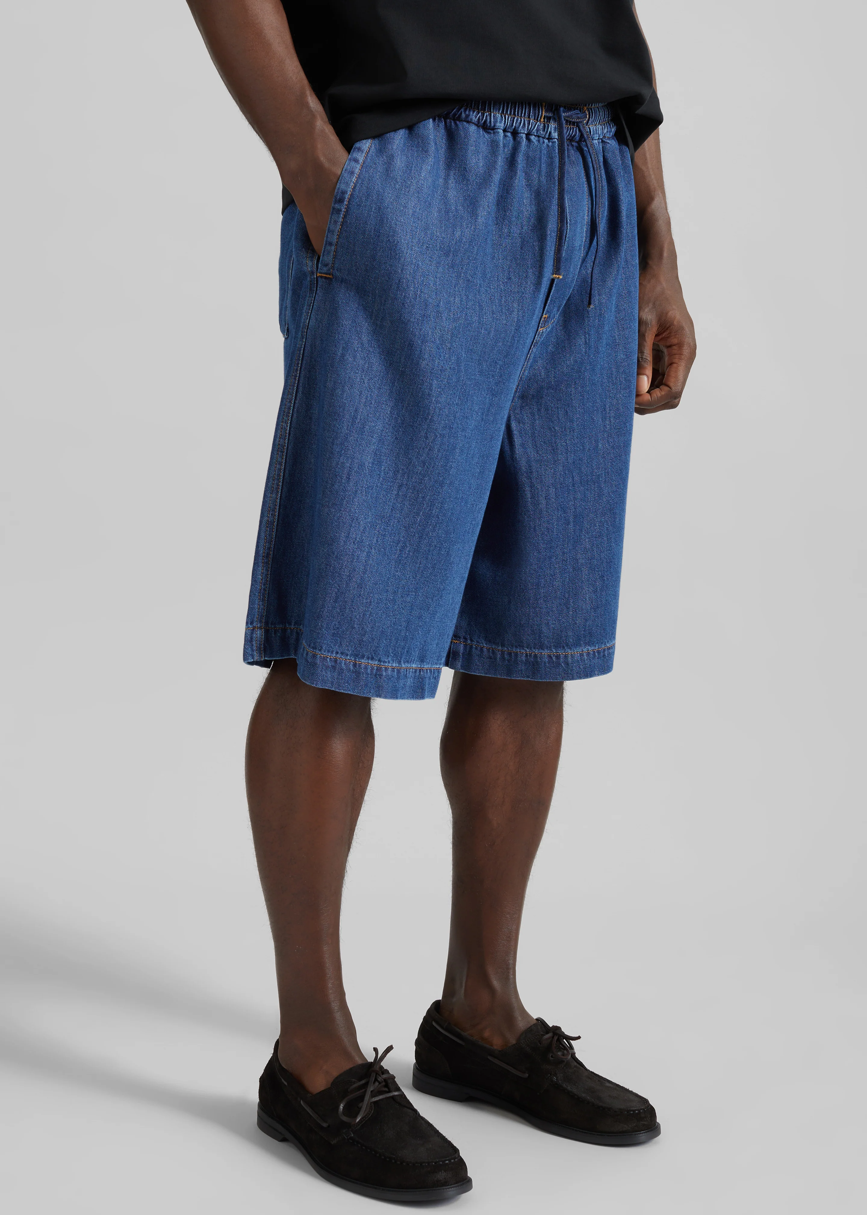 Darkpark Brad Jogger Fit Shorts Denim - Medium Full - Image 5