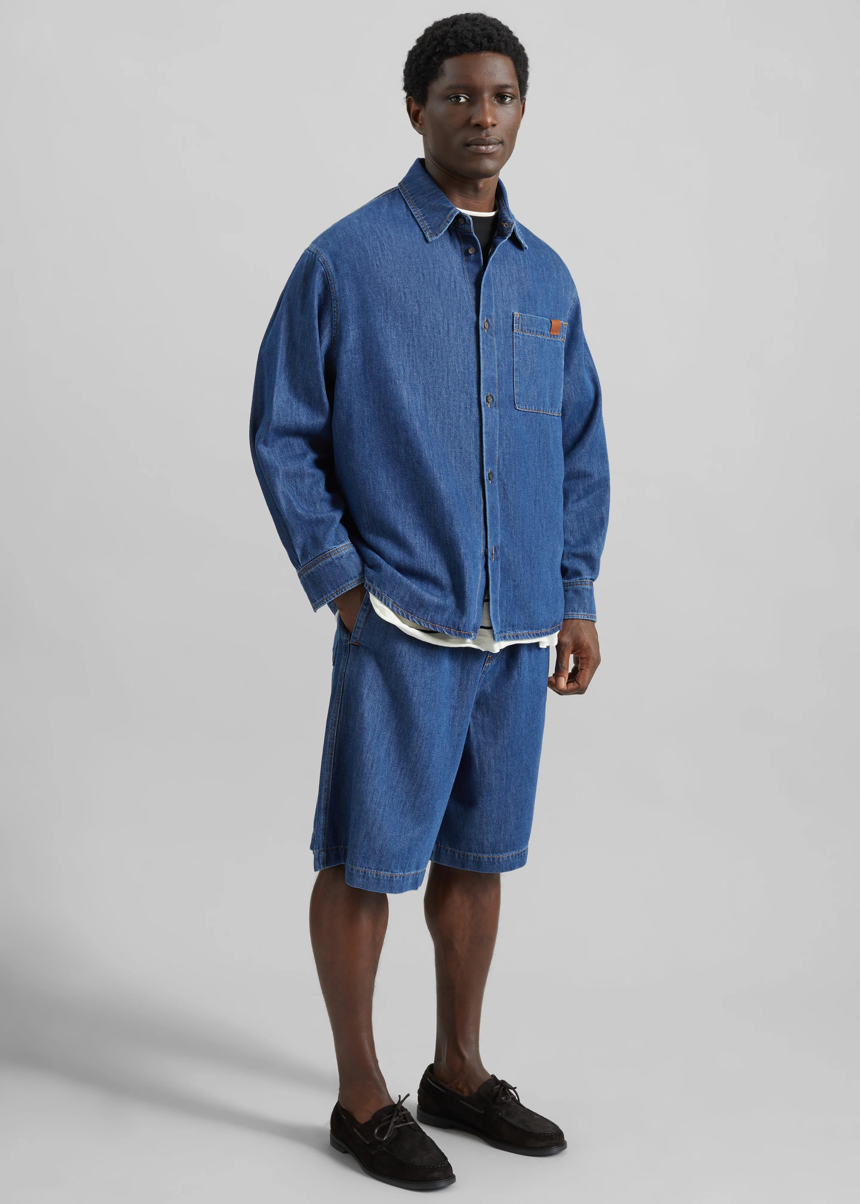 Darkpark Brad Jogger Fit Shorts Denim - Medium Full - Image 7