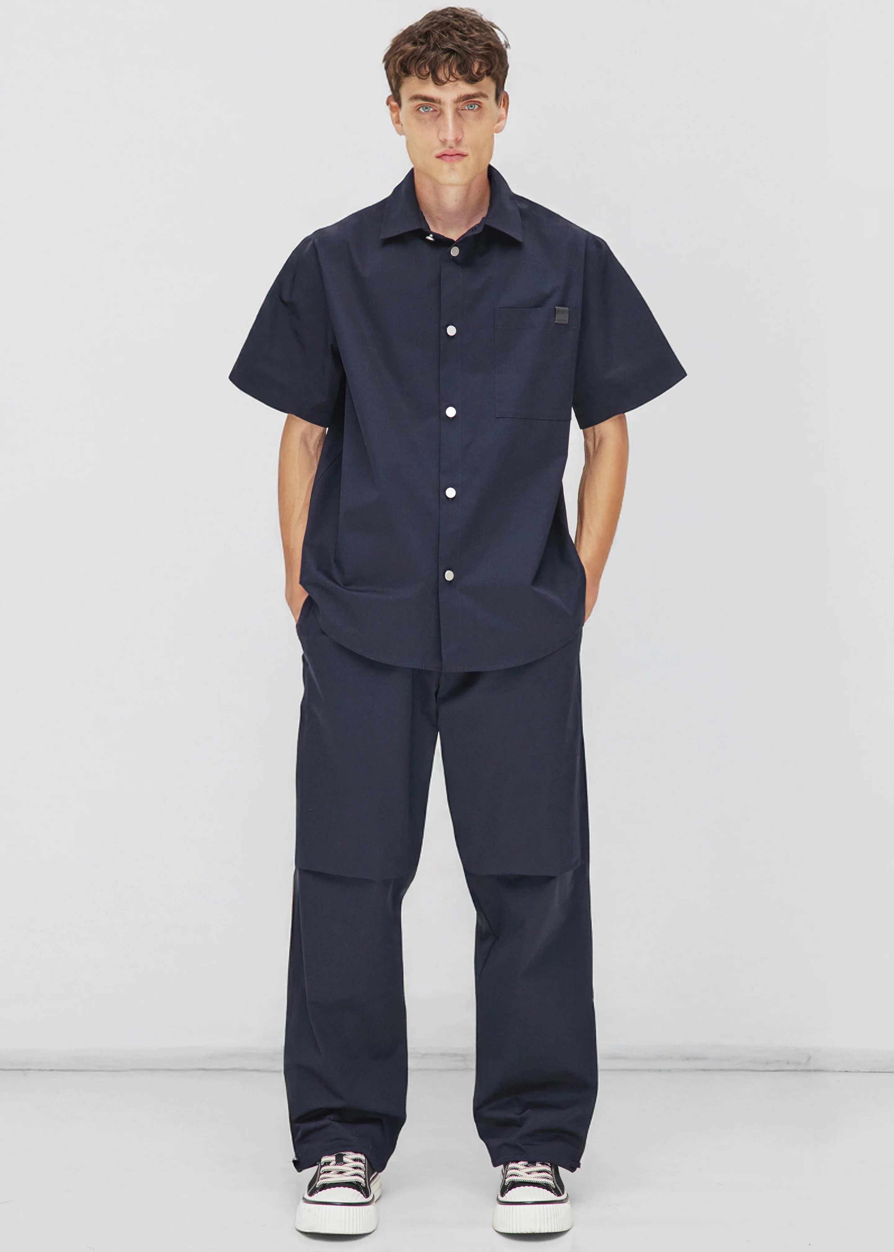 Darkpark Jordan Relax Fit Trousers - Blue Navy - Image 2