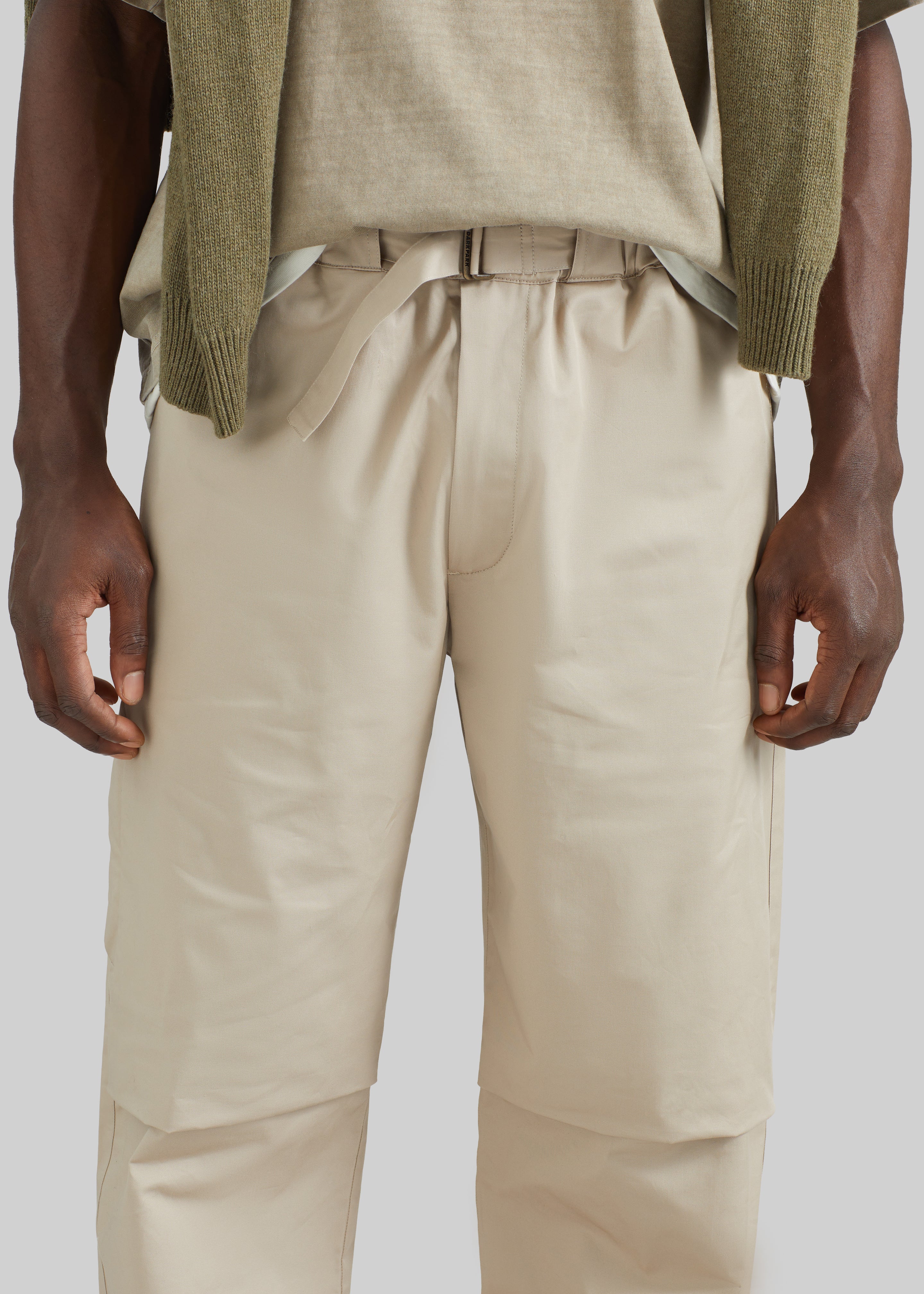 Darkpark Jordan Relax Fit Trousers - Taupe - Image 3