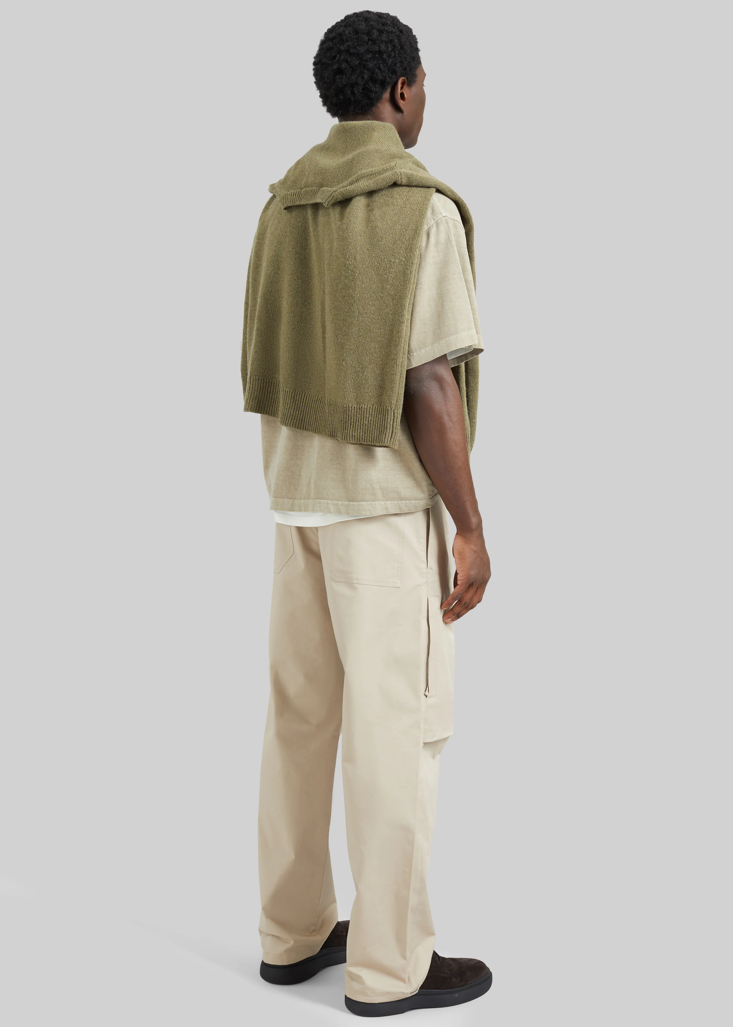 Darkpark Jordan Relax Fit Trousers - Taupe - Image 6