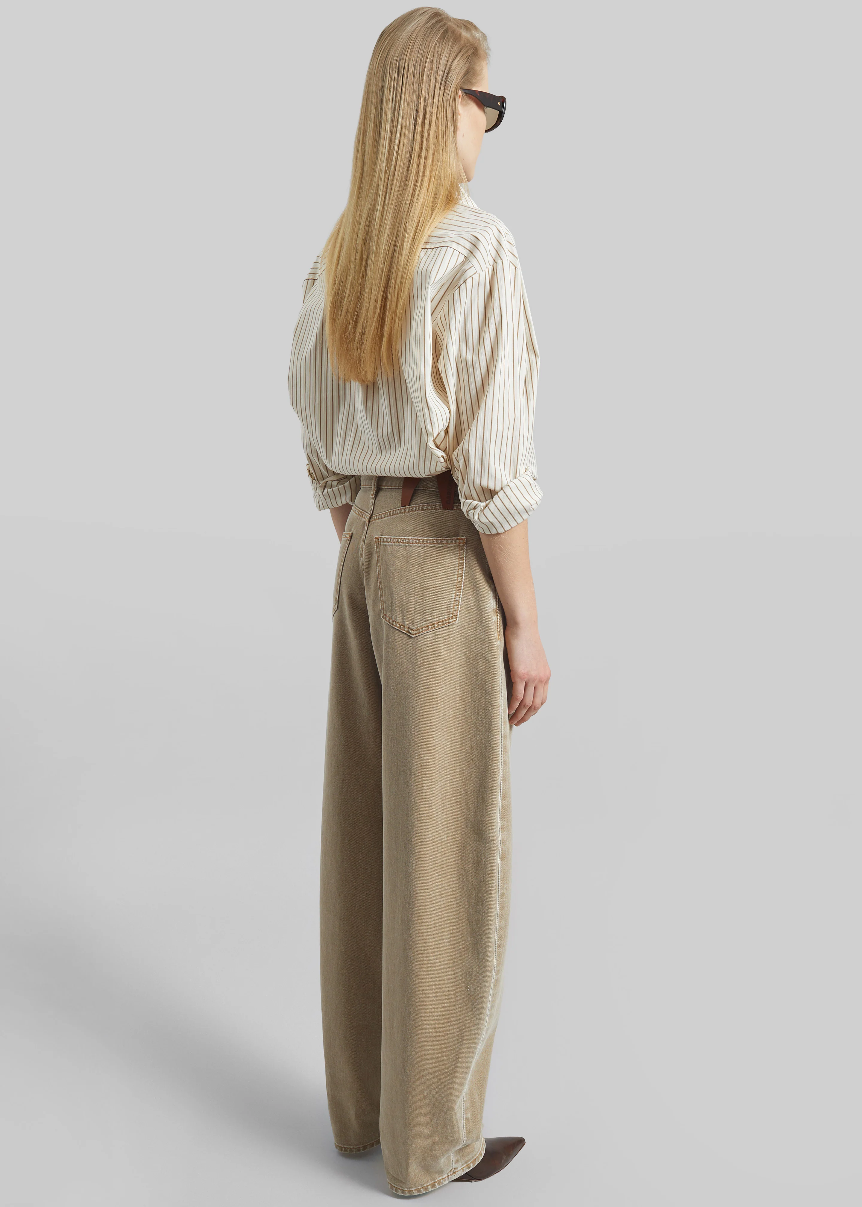 Darkpark Khris Barrel Leg Denim - Camel - Image 5