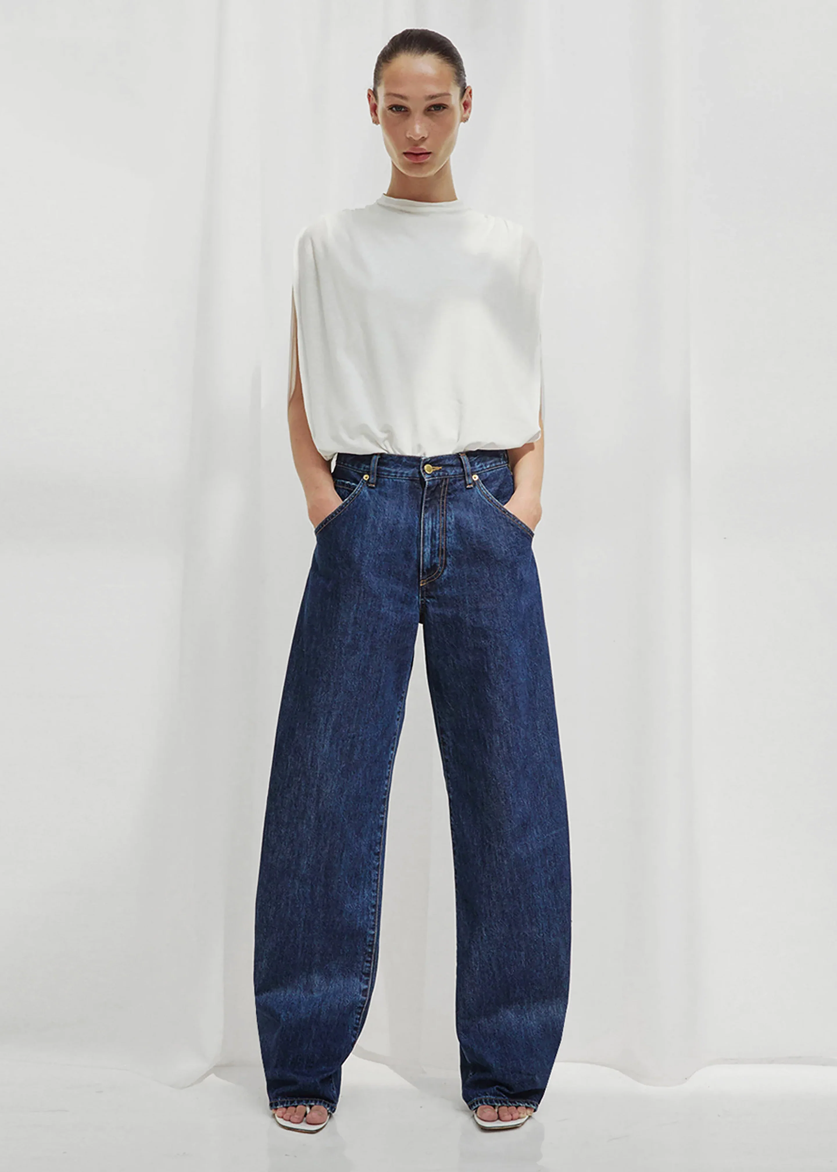 Darkpark Khris Barrel Leg Denim - Tokyo Midnight - Image 2
