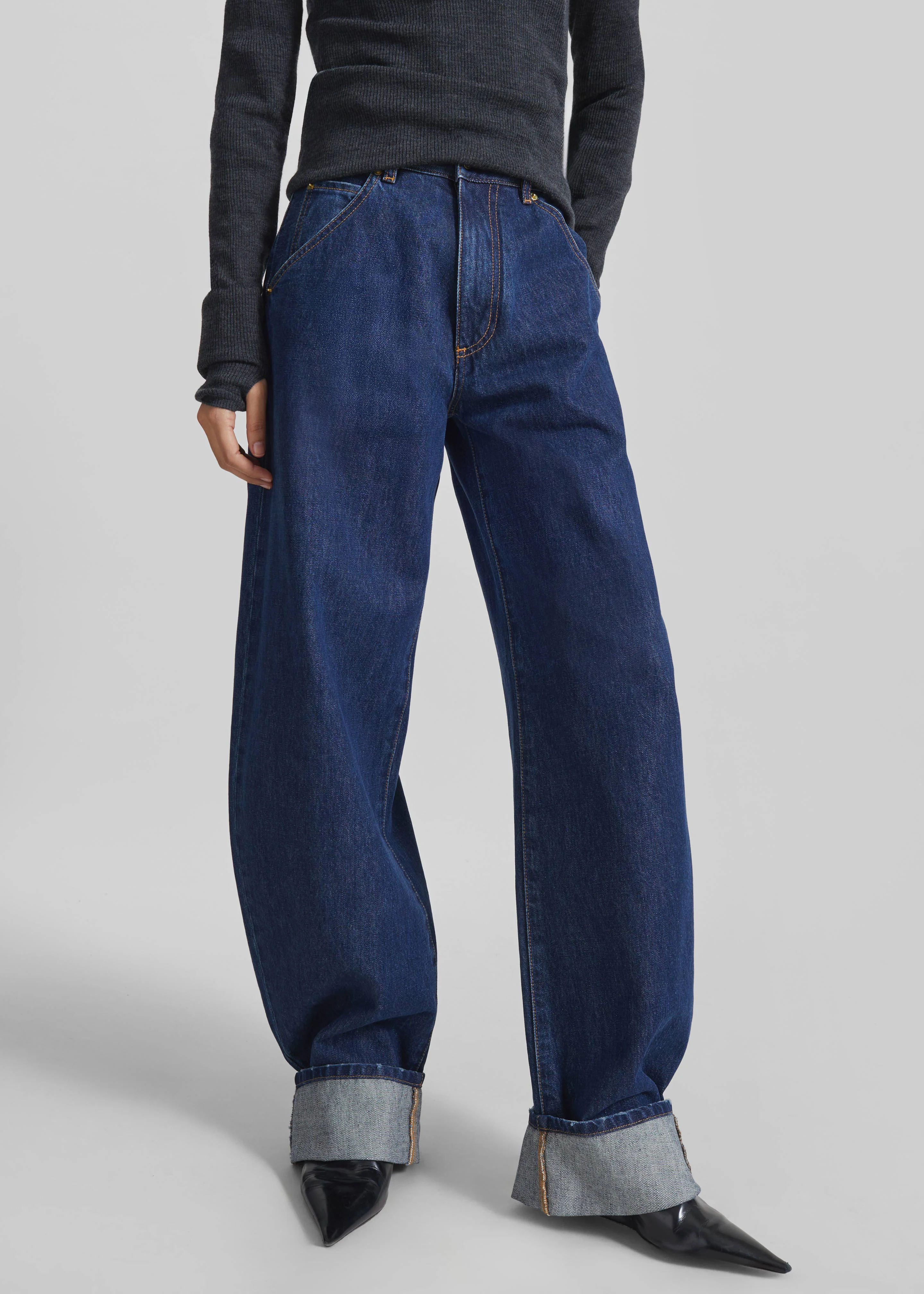 Darkpark Khris Barrel Leg Denim - Tokyo Midnight - Image 6