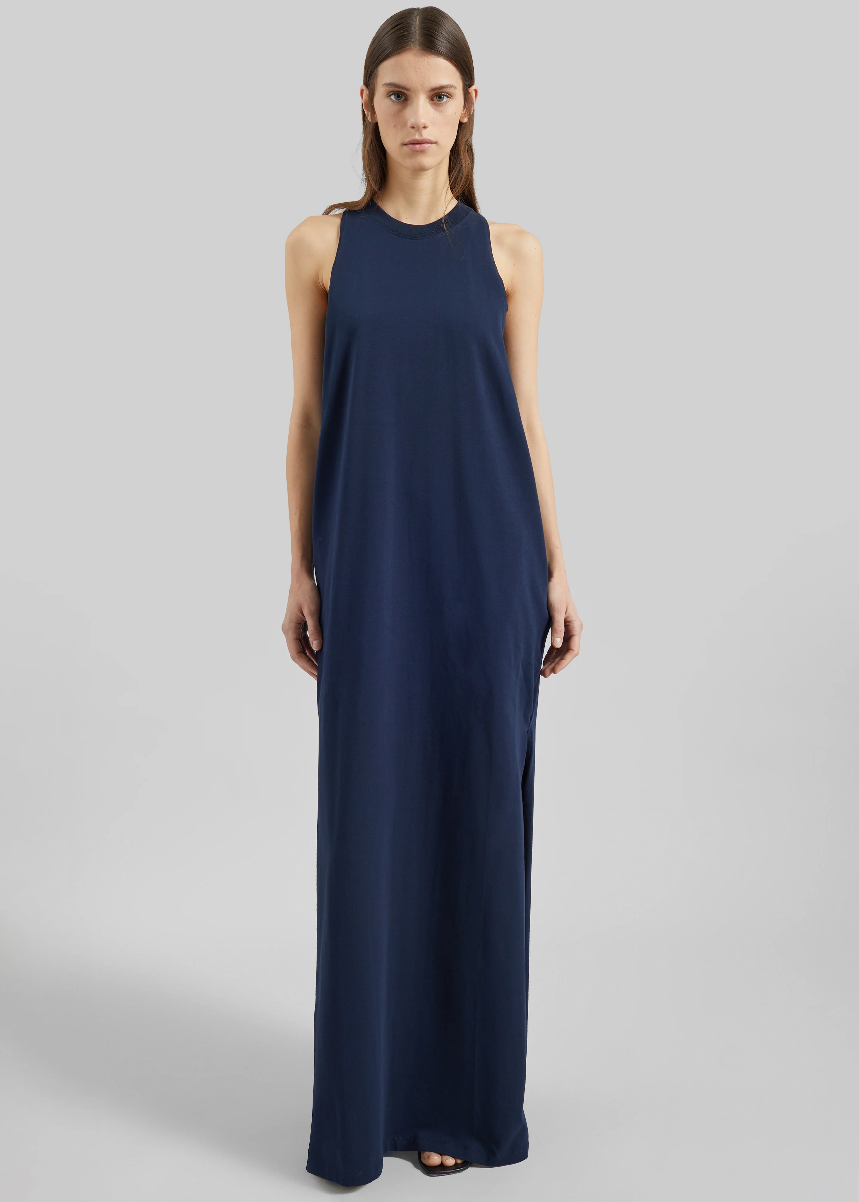 Darkpark Milla Jersey Dress - Dark Navy - Image 3