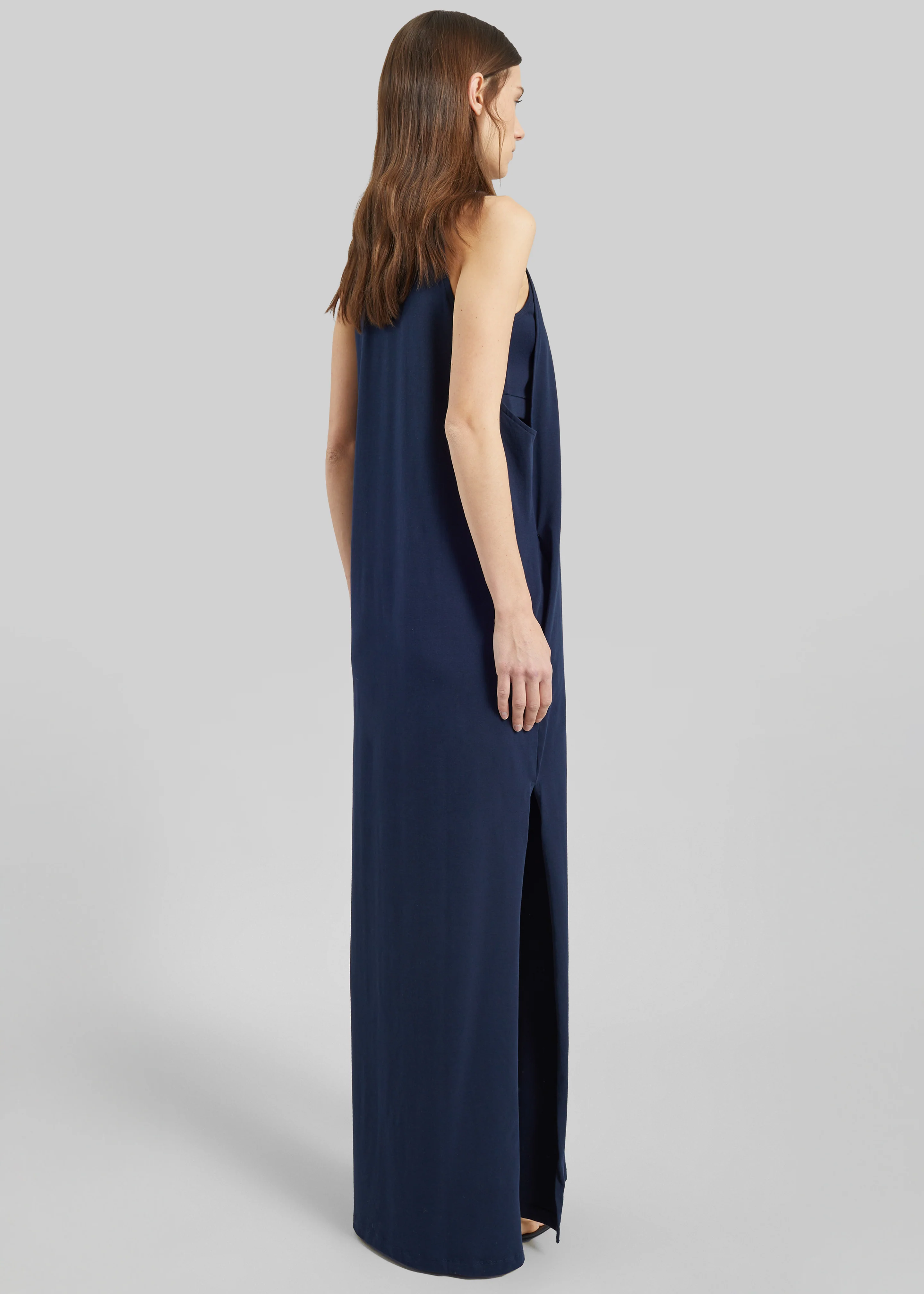 Darkpark Milla Jersey Dress - Dark Navy - Image 5