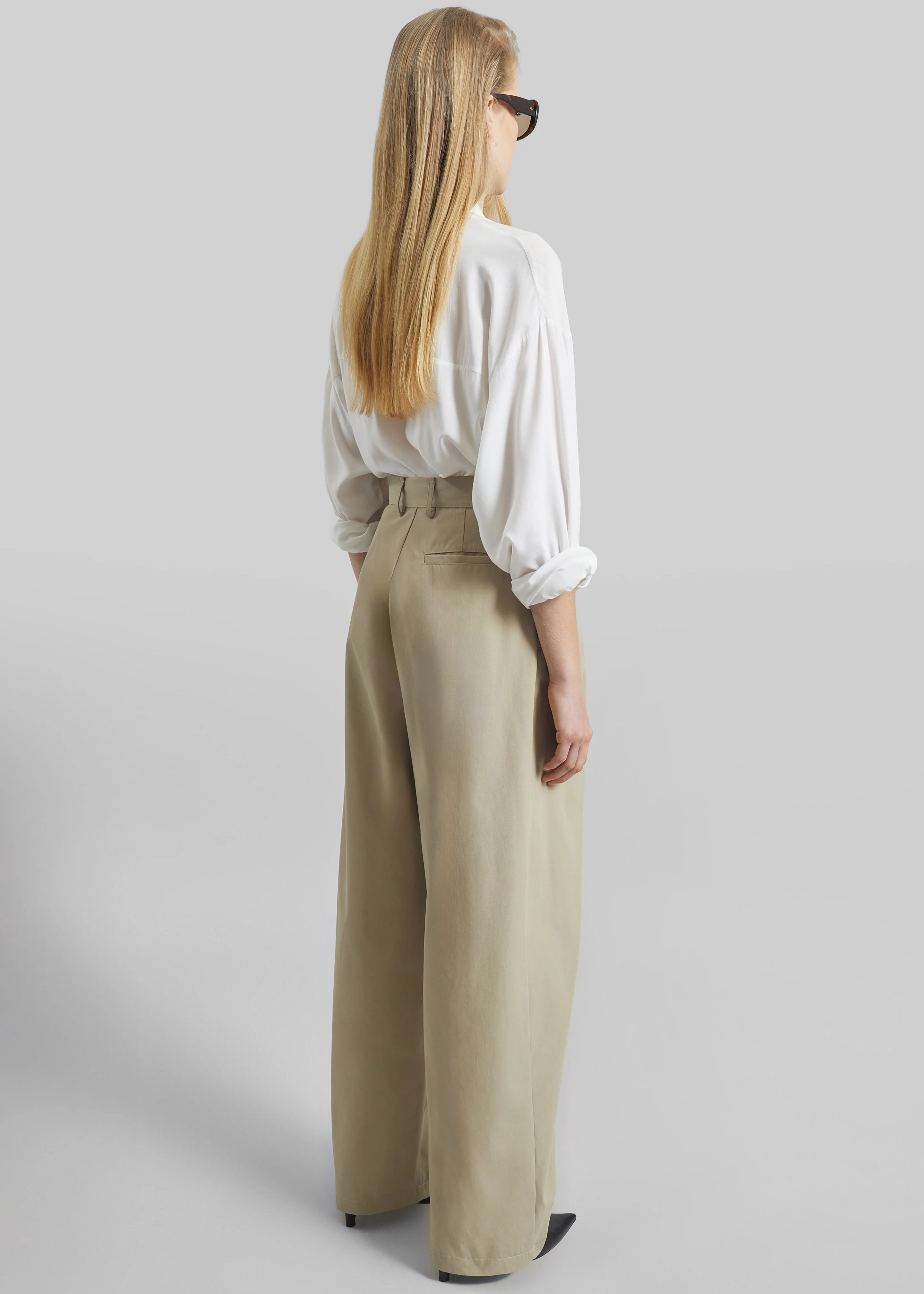 Darkpark Stella Tie-Front Pants - Taupe - Image 5