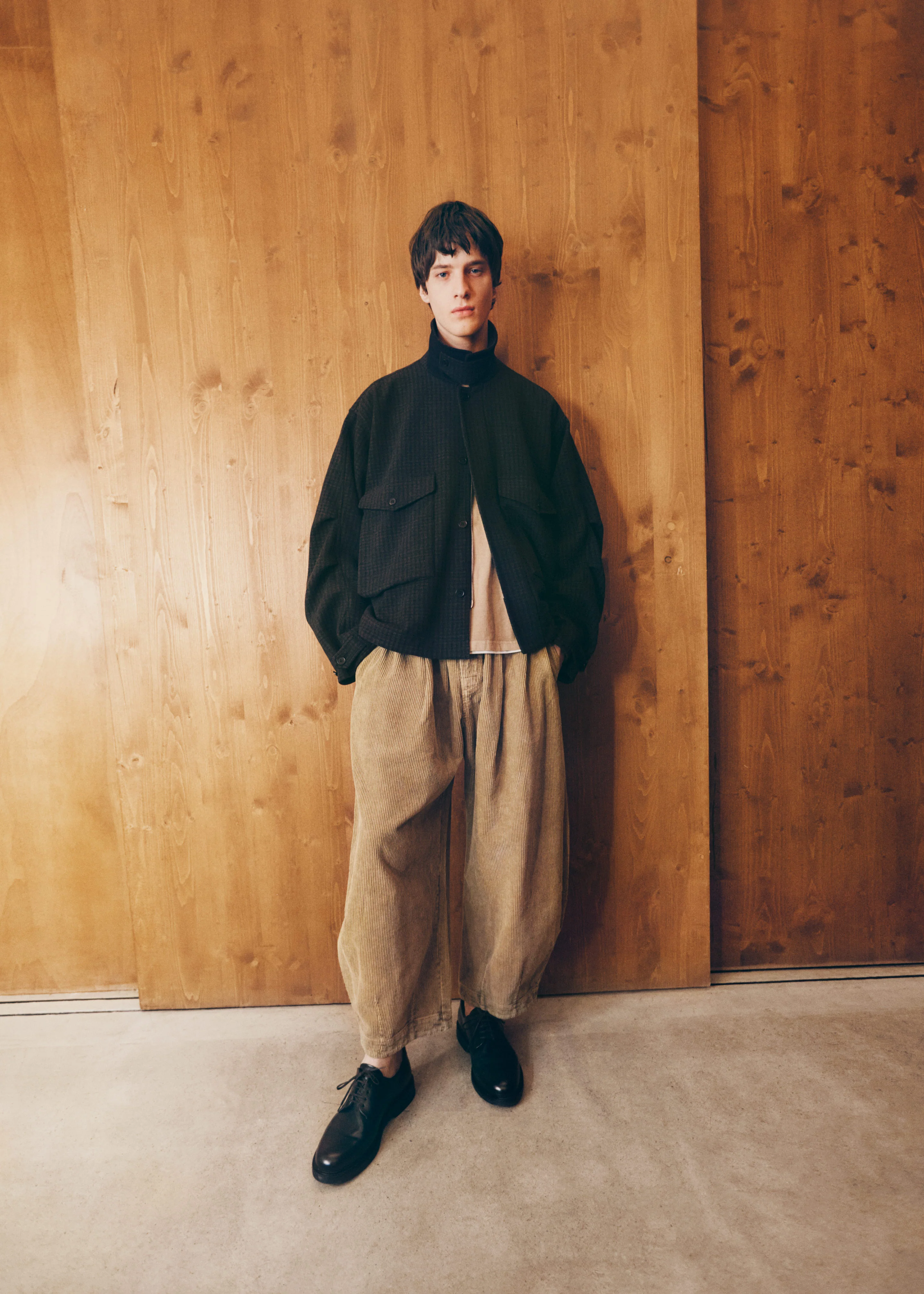 Dashiell Boxy Jacket - Black/Brown - Image 7