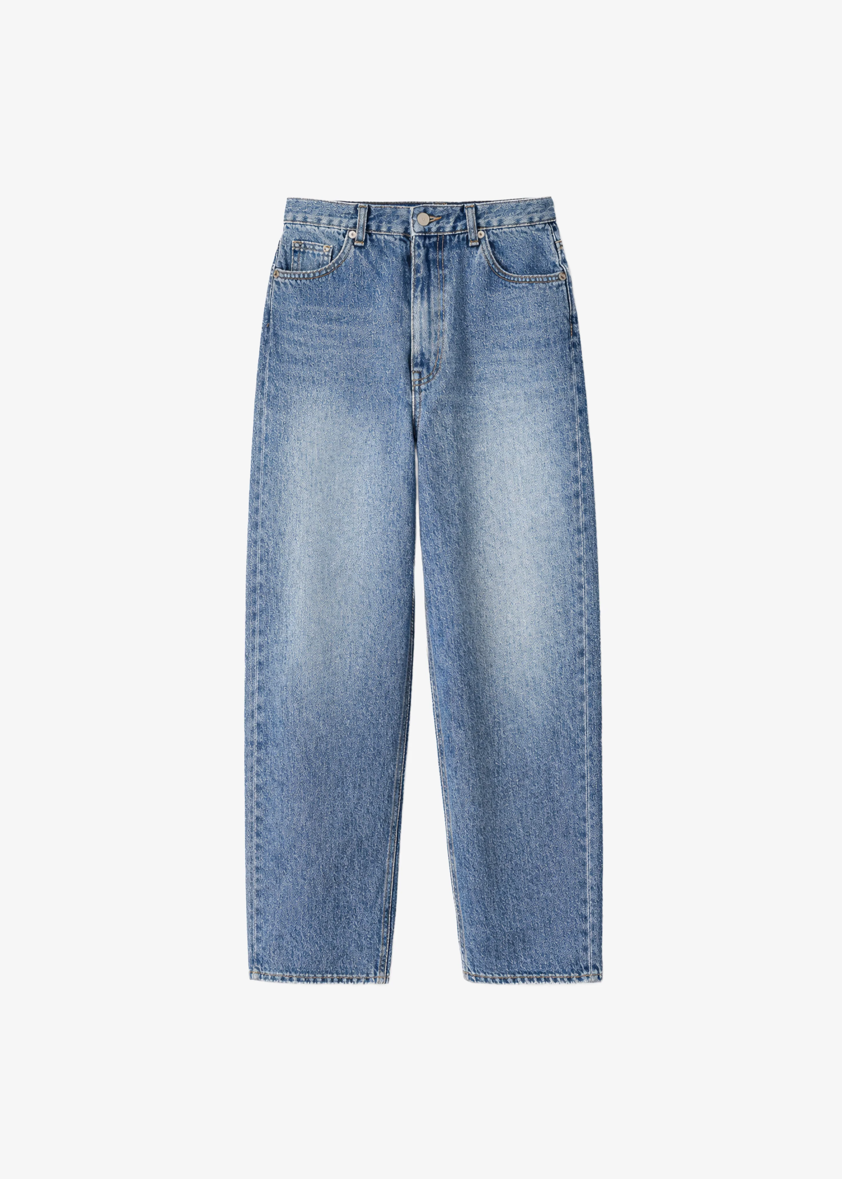 Dawson Wide Leg Jeans - Medium Wash - Image 9