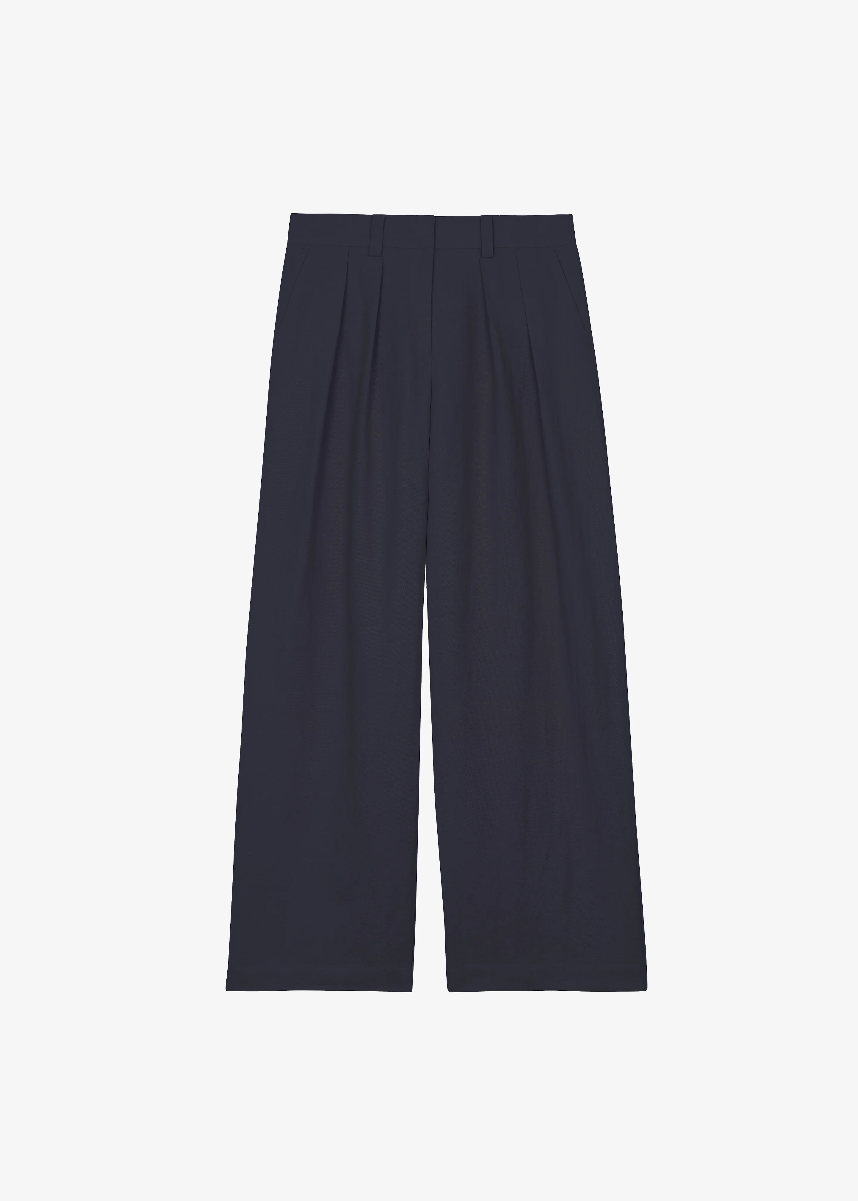 Daytona Pleated Trousers - Navy - Image 8