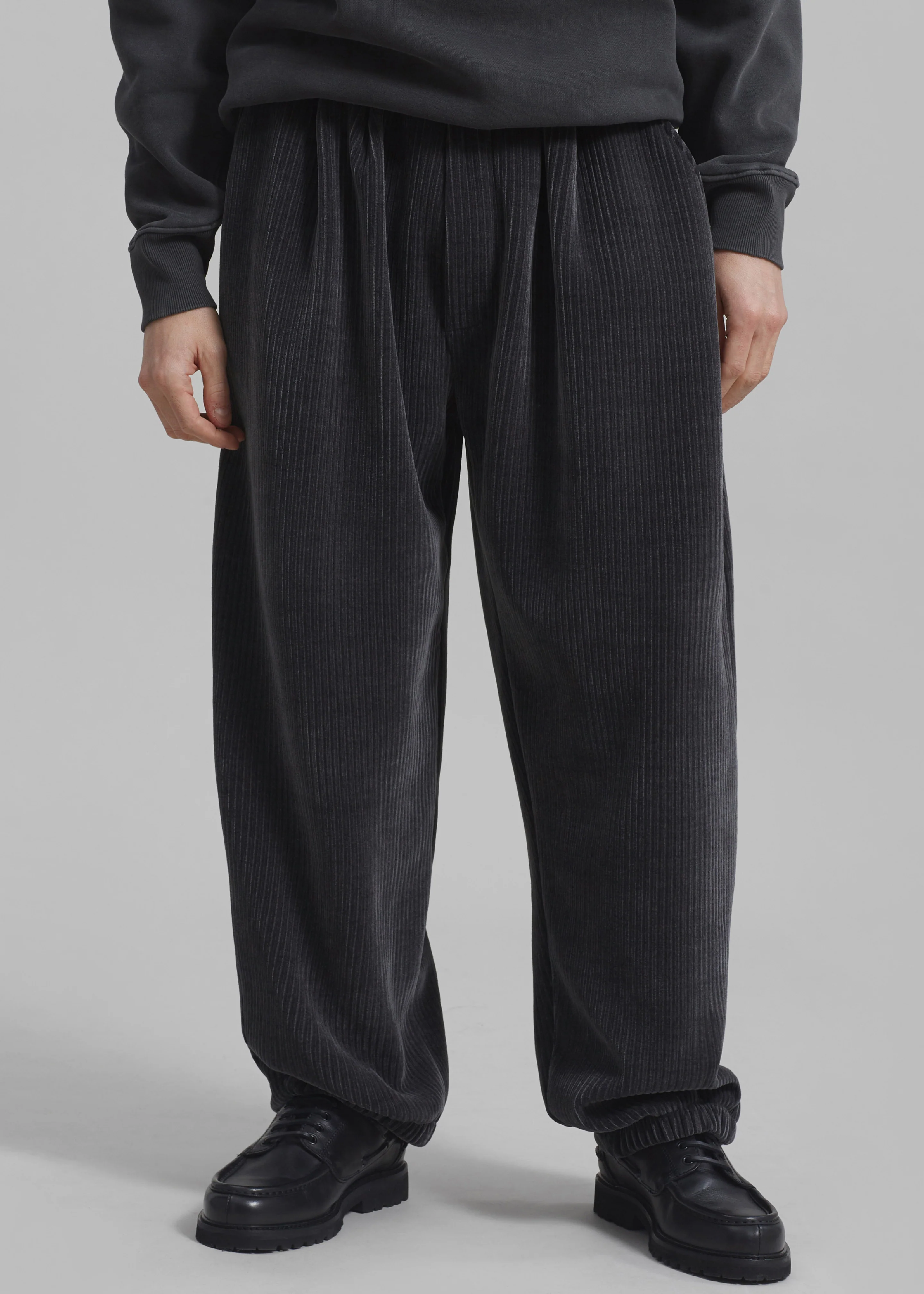 Declan Corduroy Pants - Charcoal - Image 4