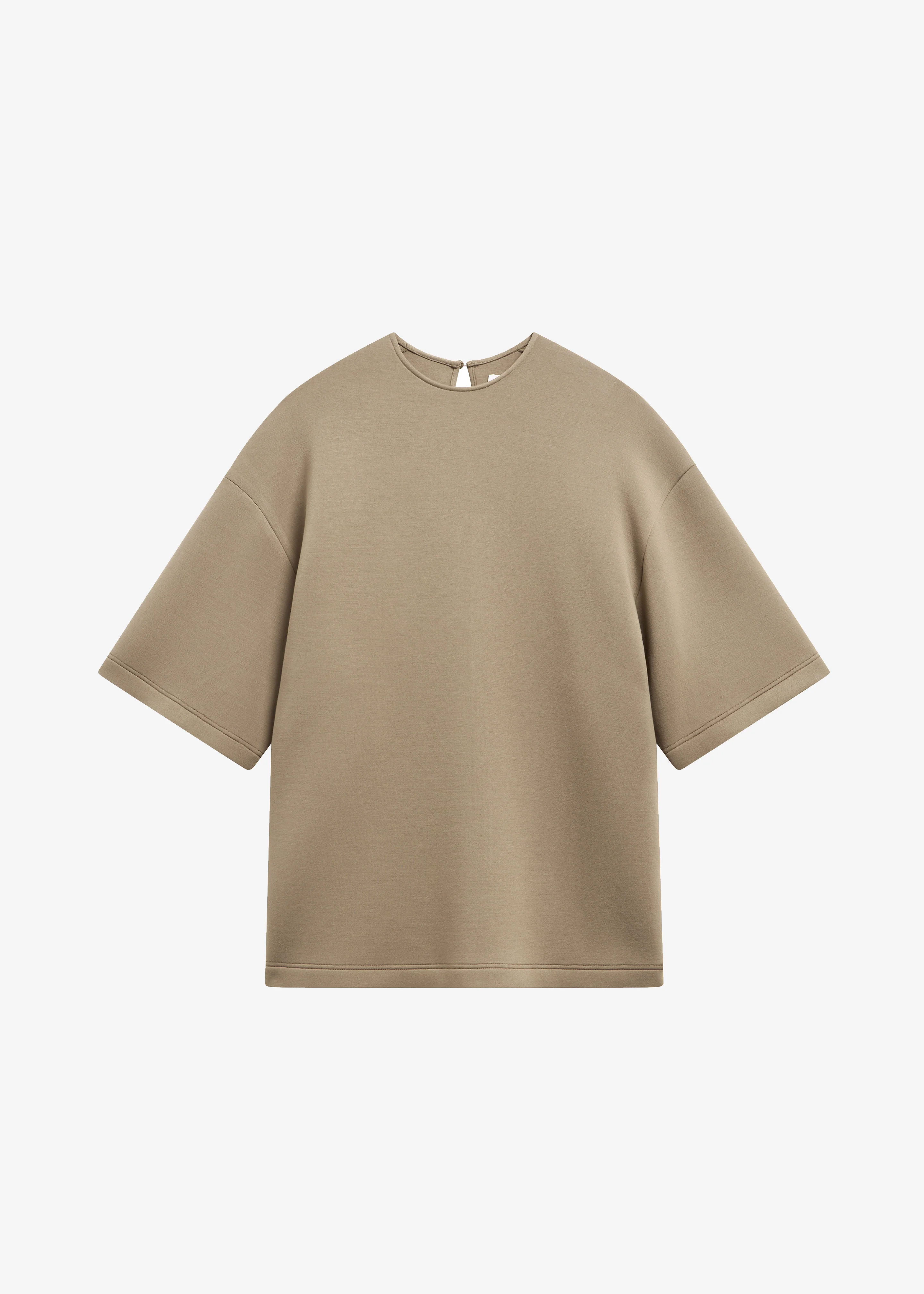 Delancey Neoprene Tee - Camel - Image 8