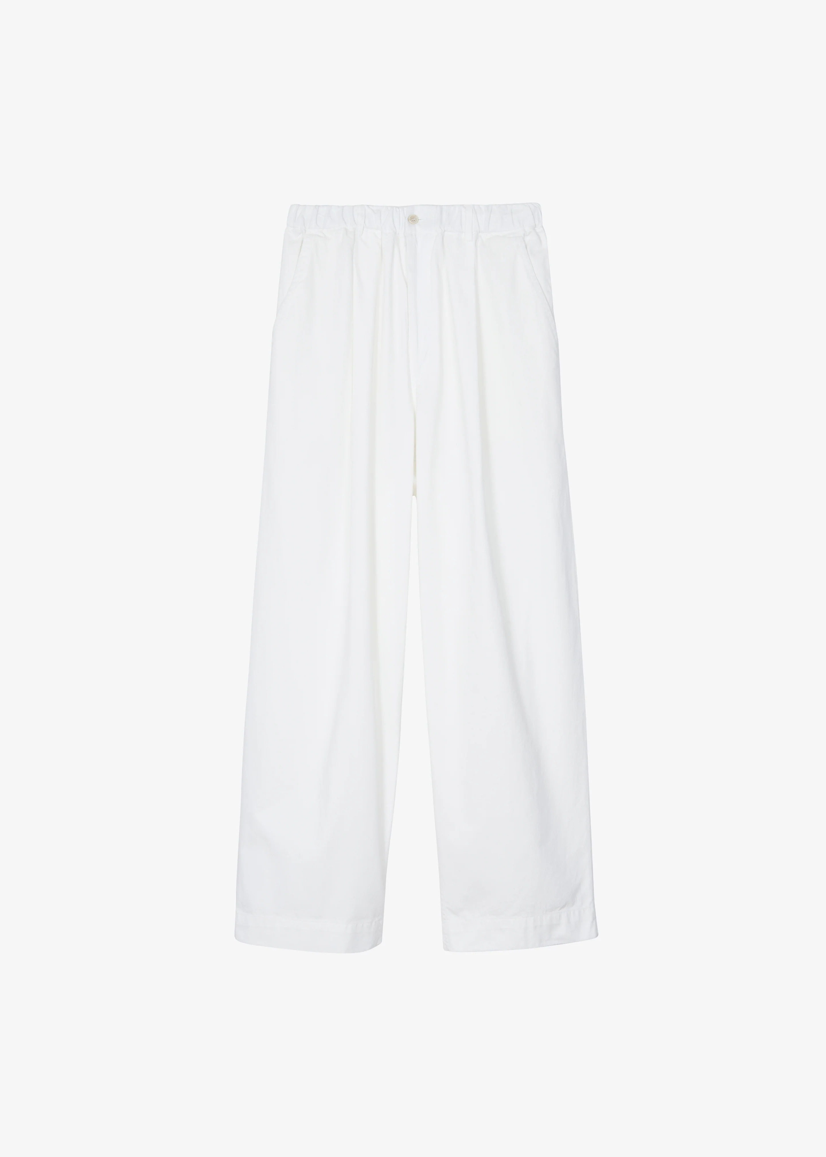 Denaye Cotton Barrel Leg Pants - White - Image 8