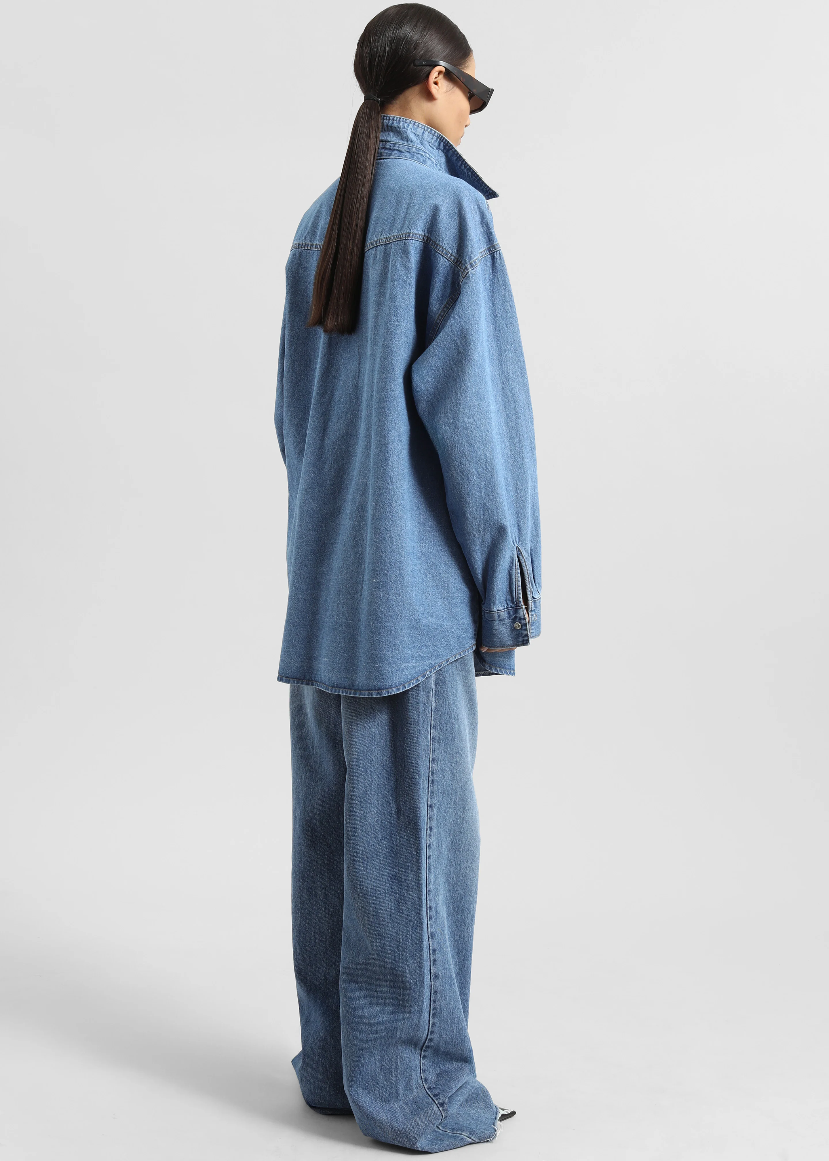Desona Denim Shirt - Medium Wash - Image 7