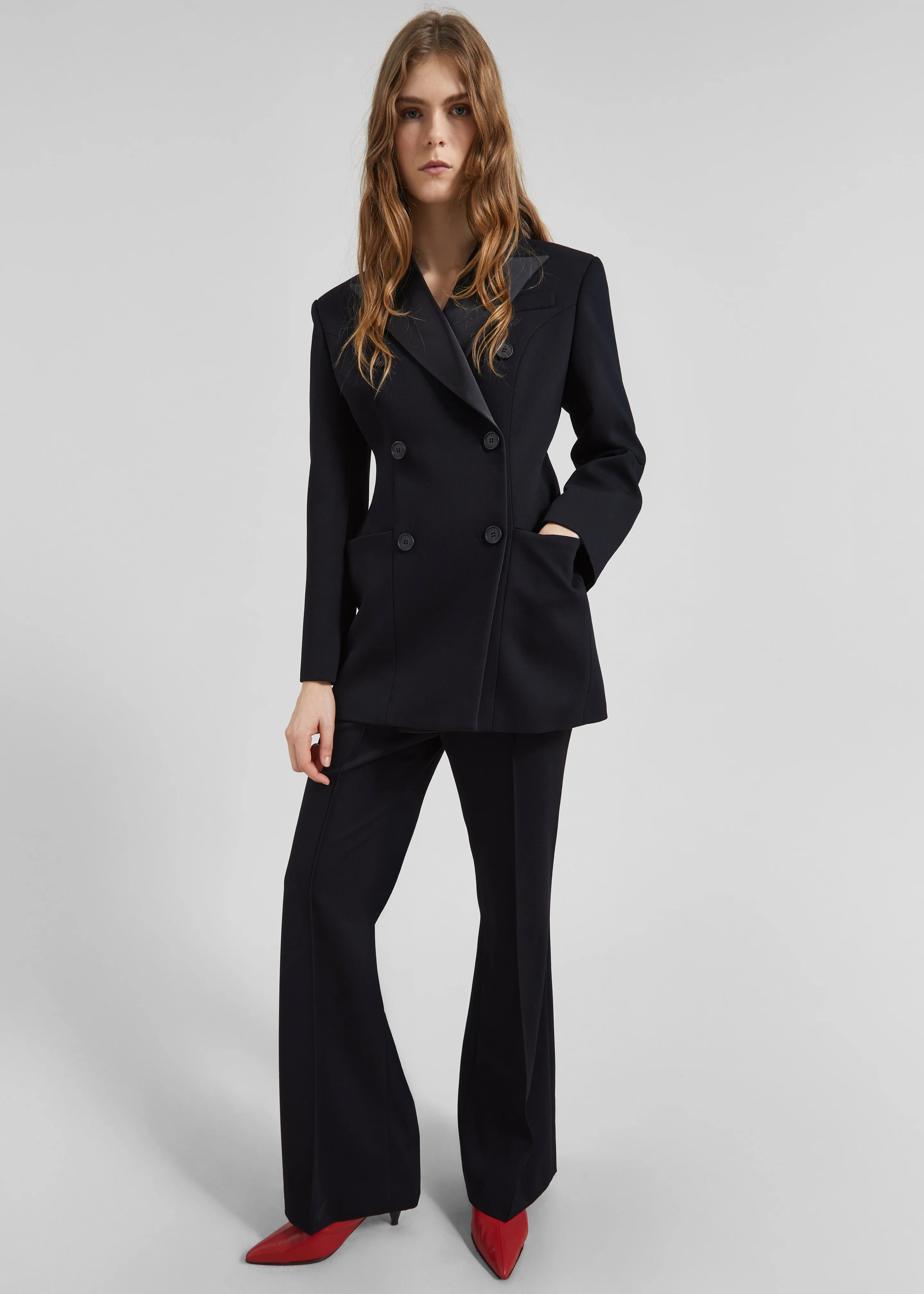 Dorotea Flared Pants - Black - Image 5