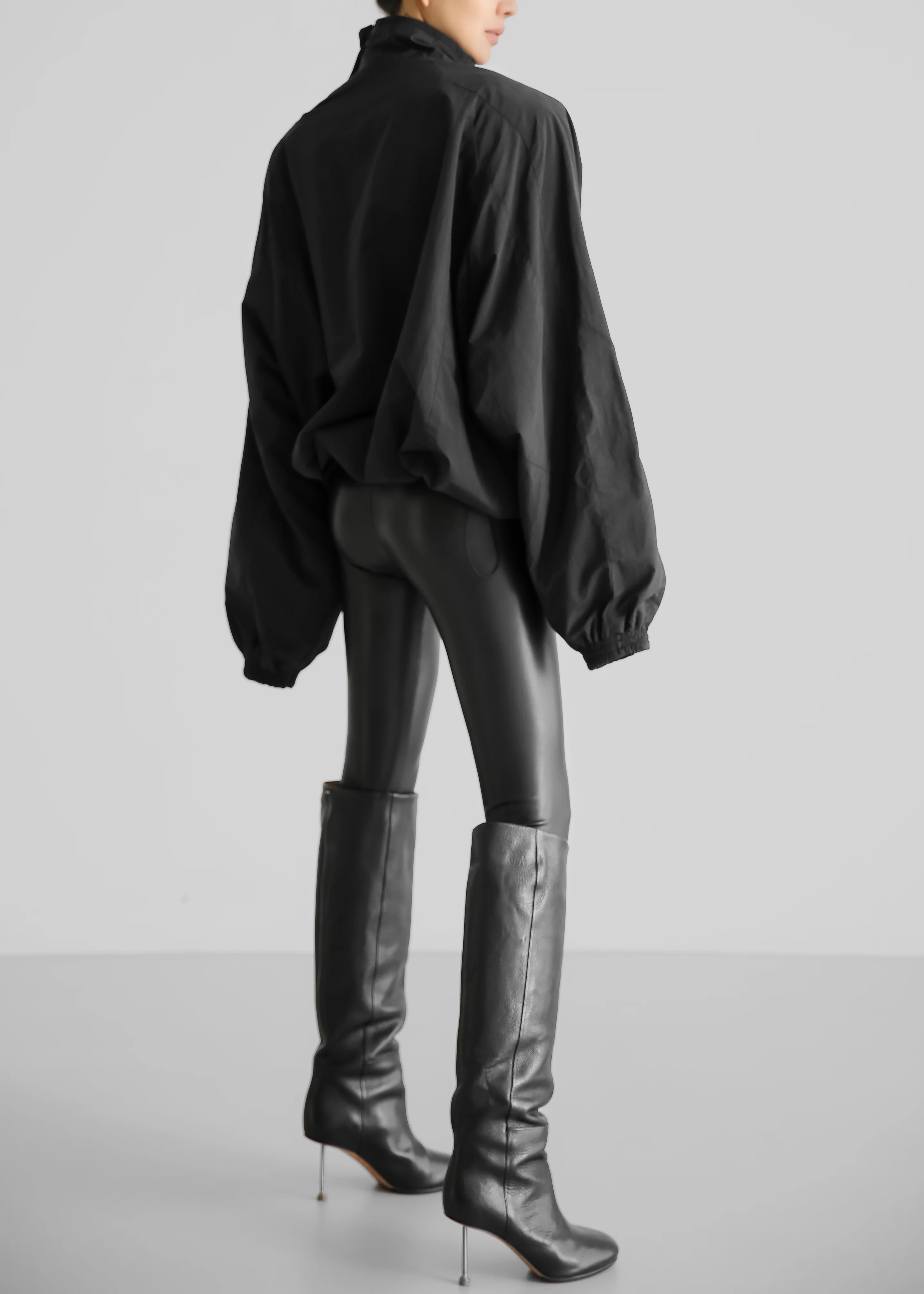 Doyle Mockneck Anorak - Black - Image 12