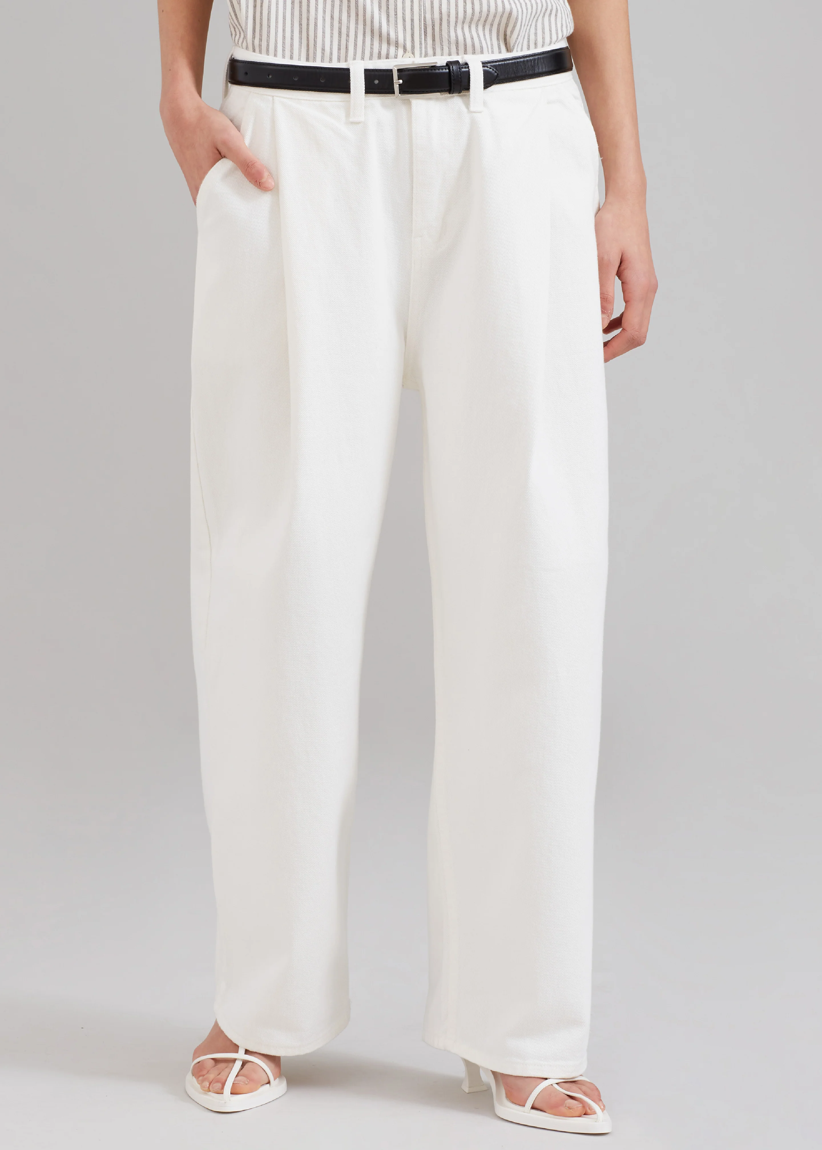 Drew Denim Pants - White - Image 2