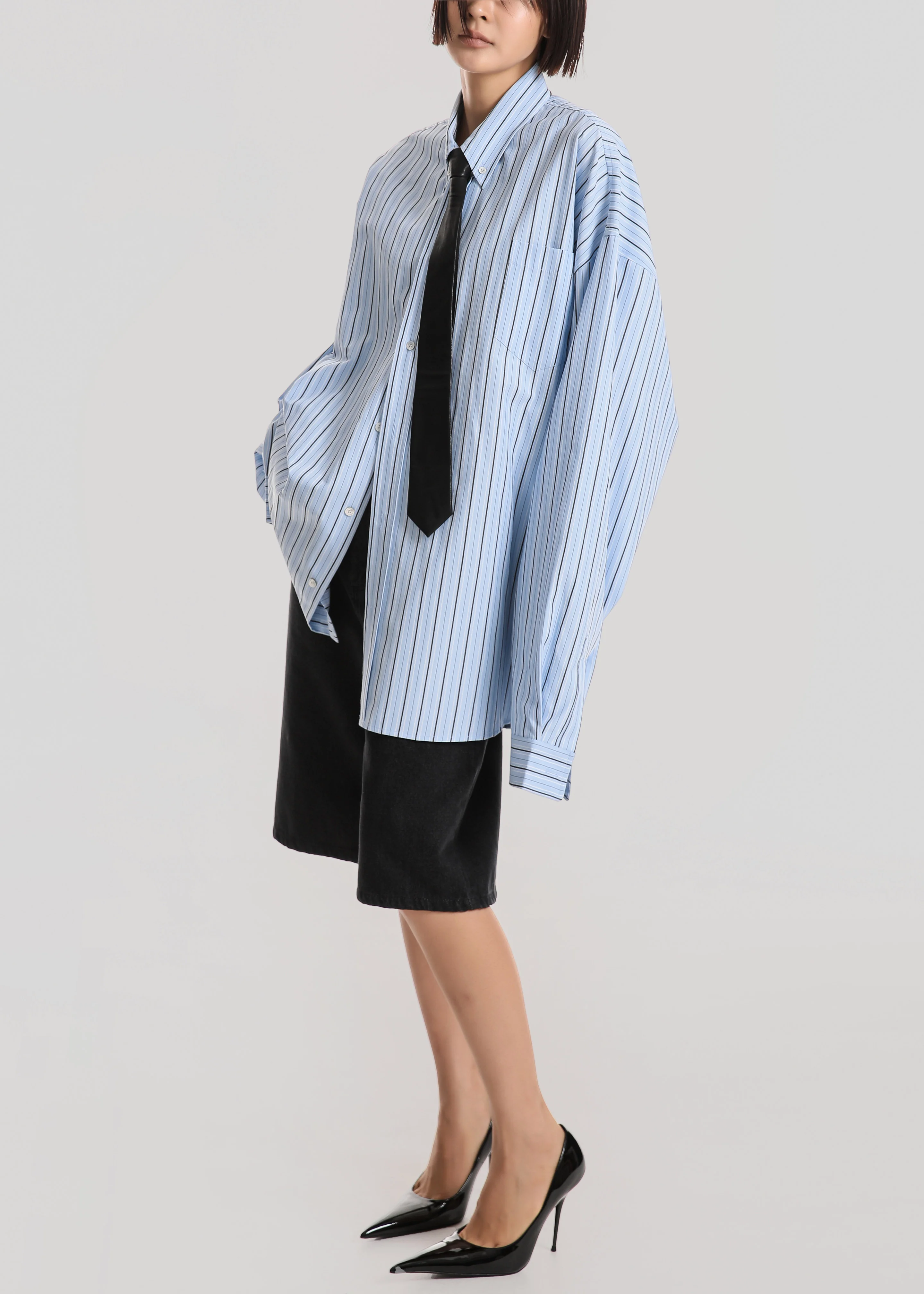 Drimna Shirt - Blue Stripe - Image 4