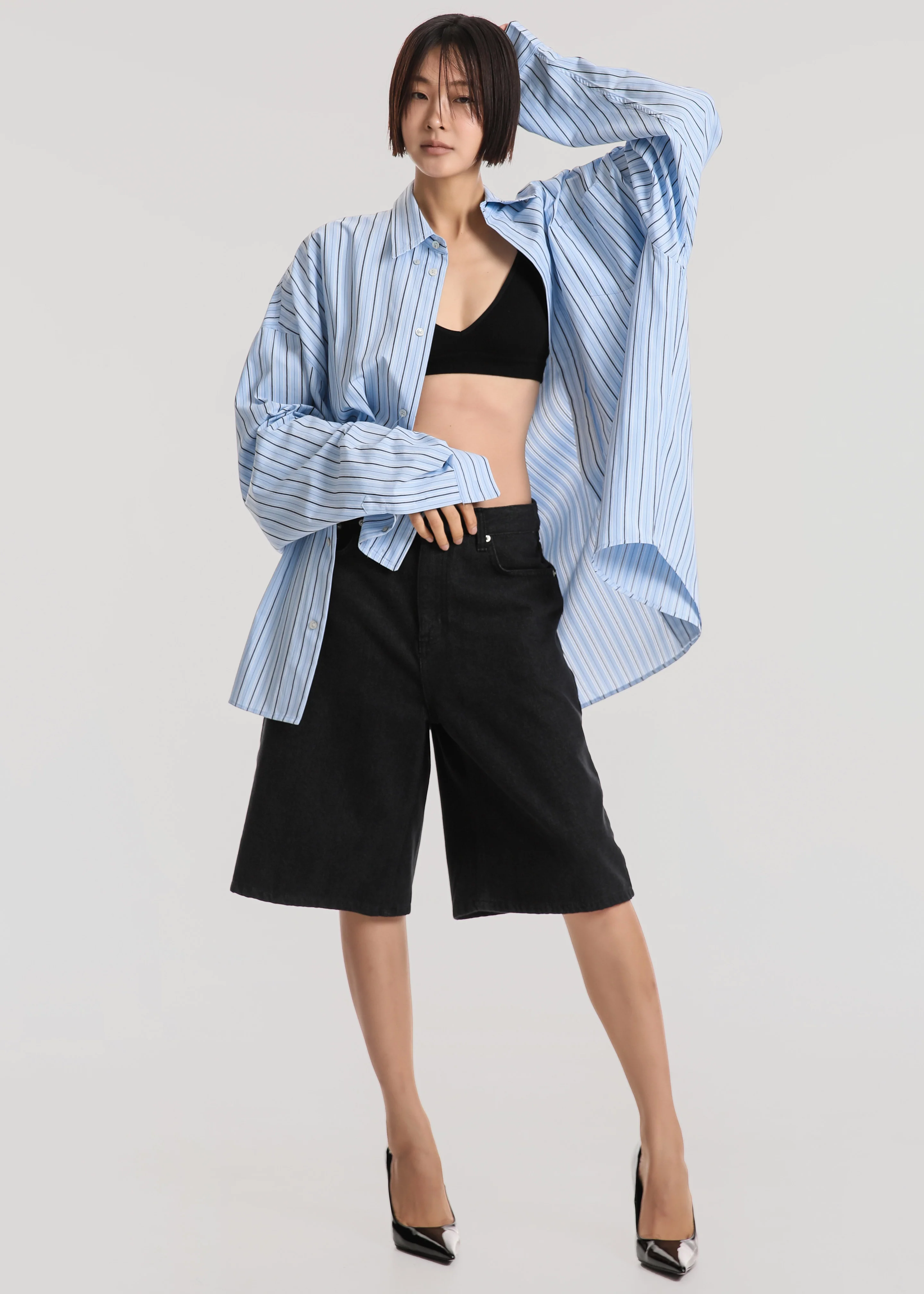 Drimna Shirt - Blue Stripe - Image 5