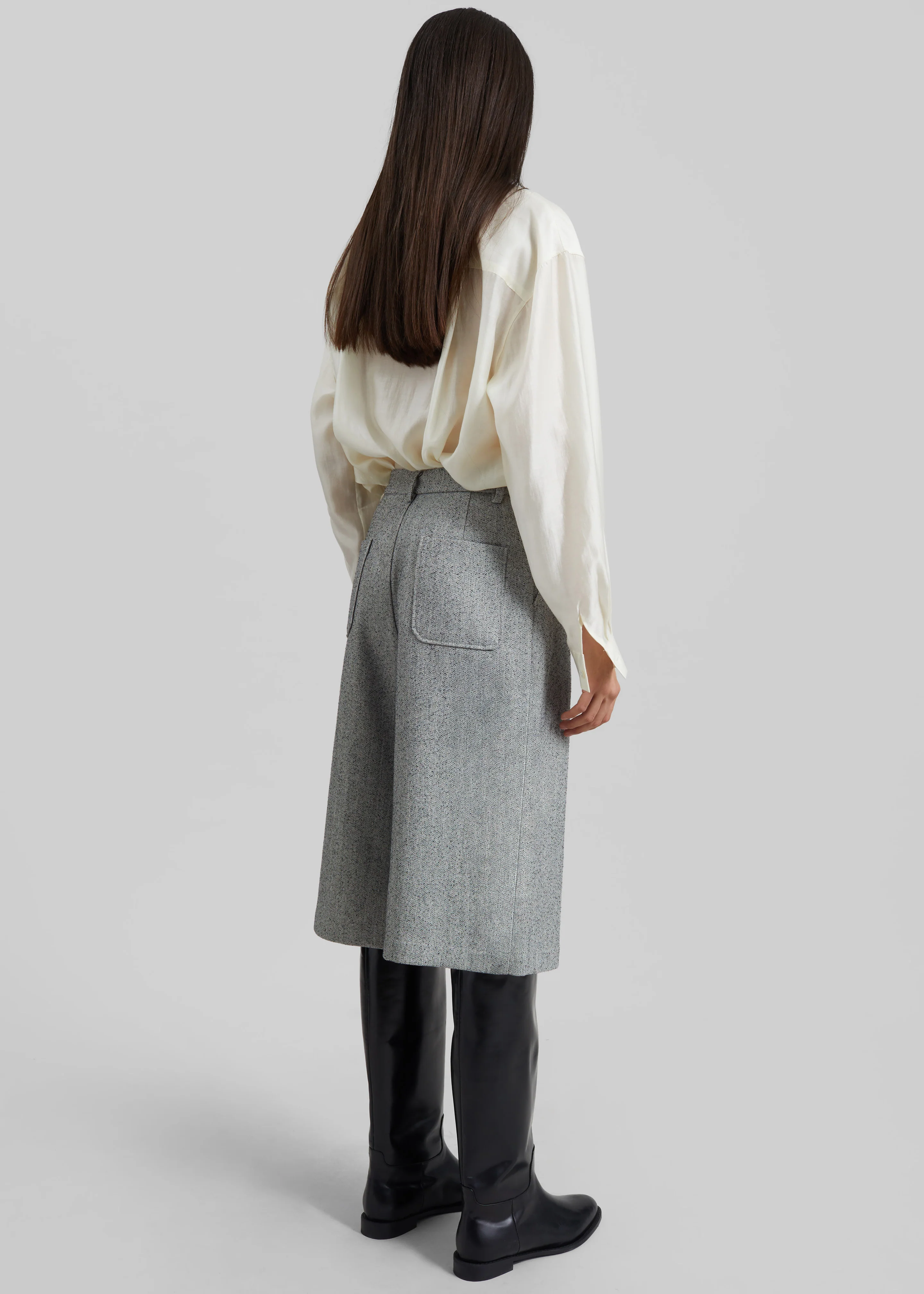 Dunley Bermuda Shorts - Grey Melange - Image 8