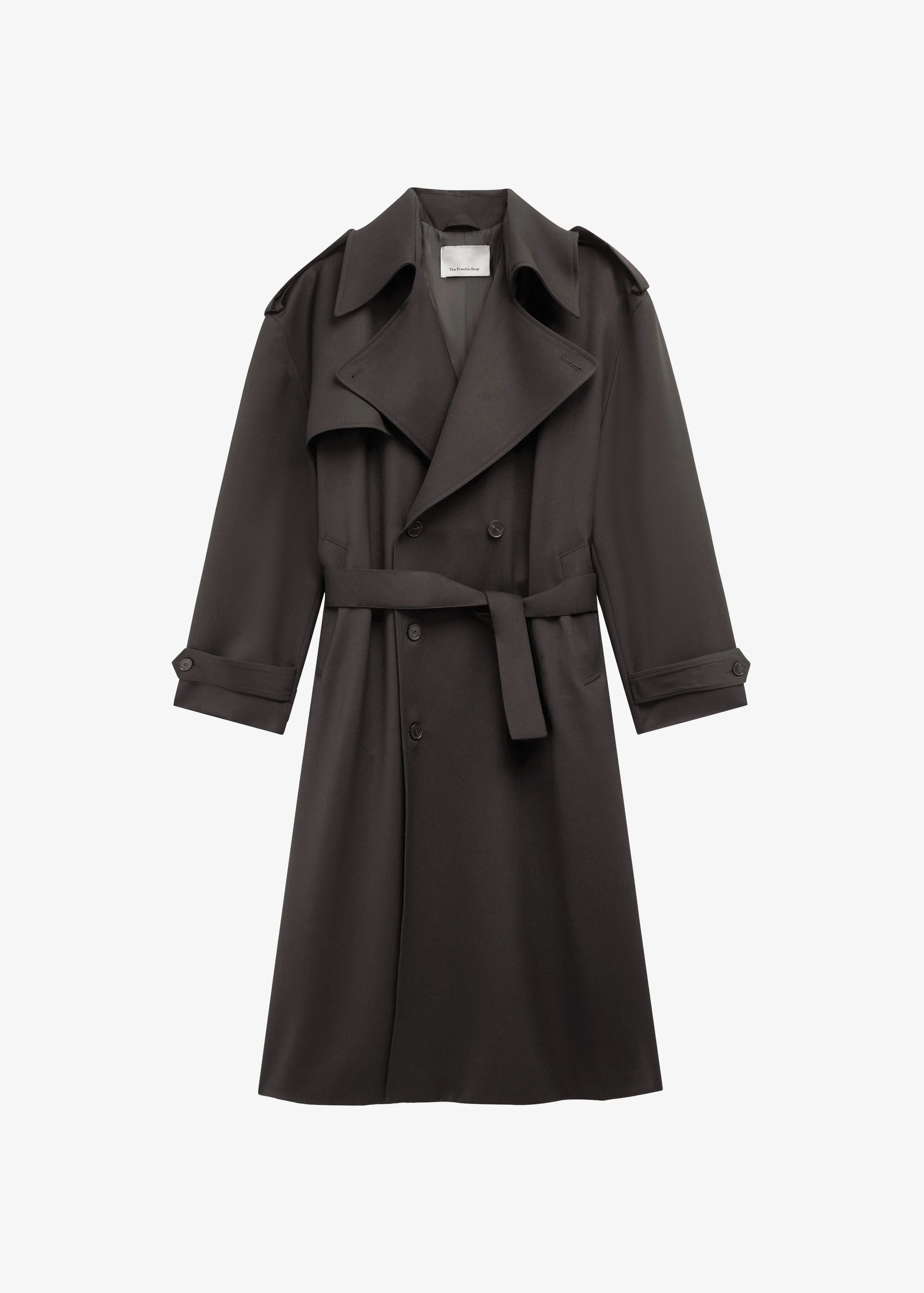 Dursley Tailored Trench Coat - Brown - Image 10