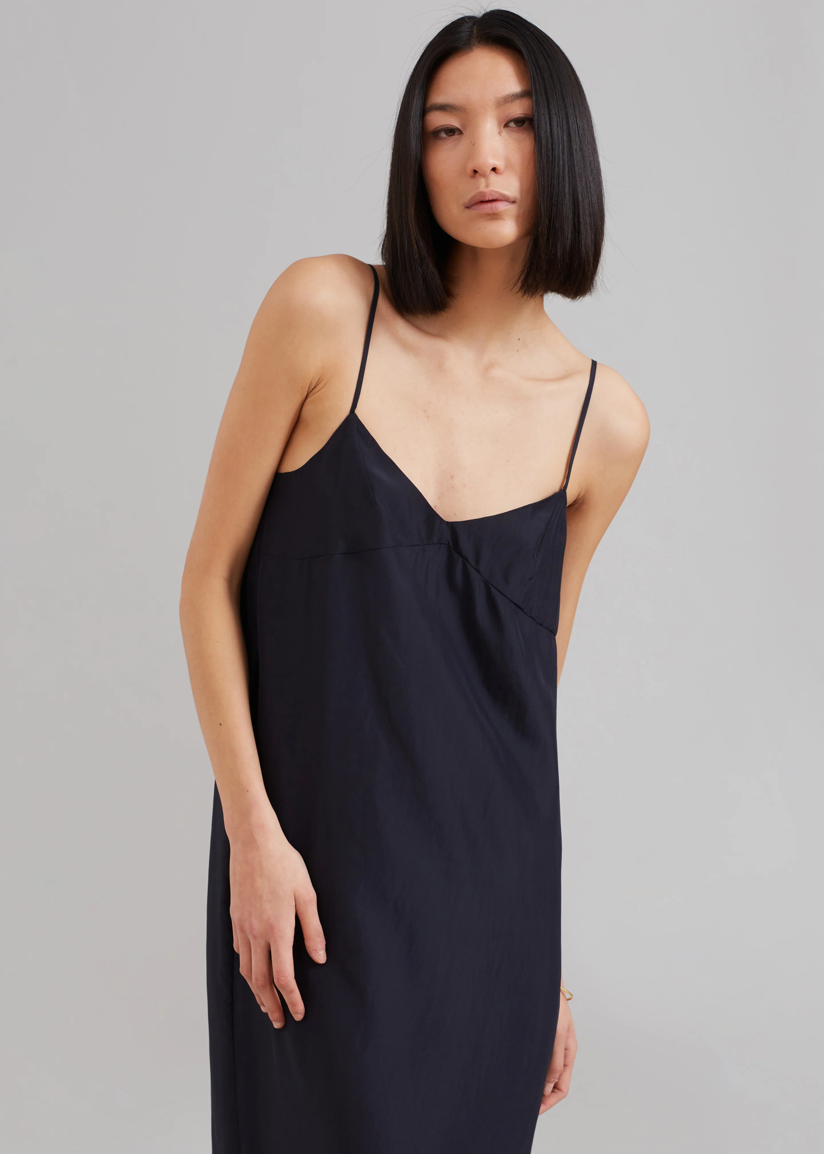 Dylana Sleeveless Maxi Dress - Navy - Image 3