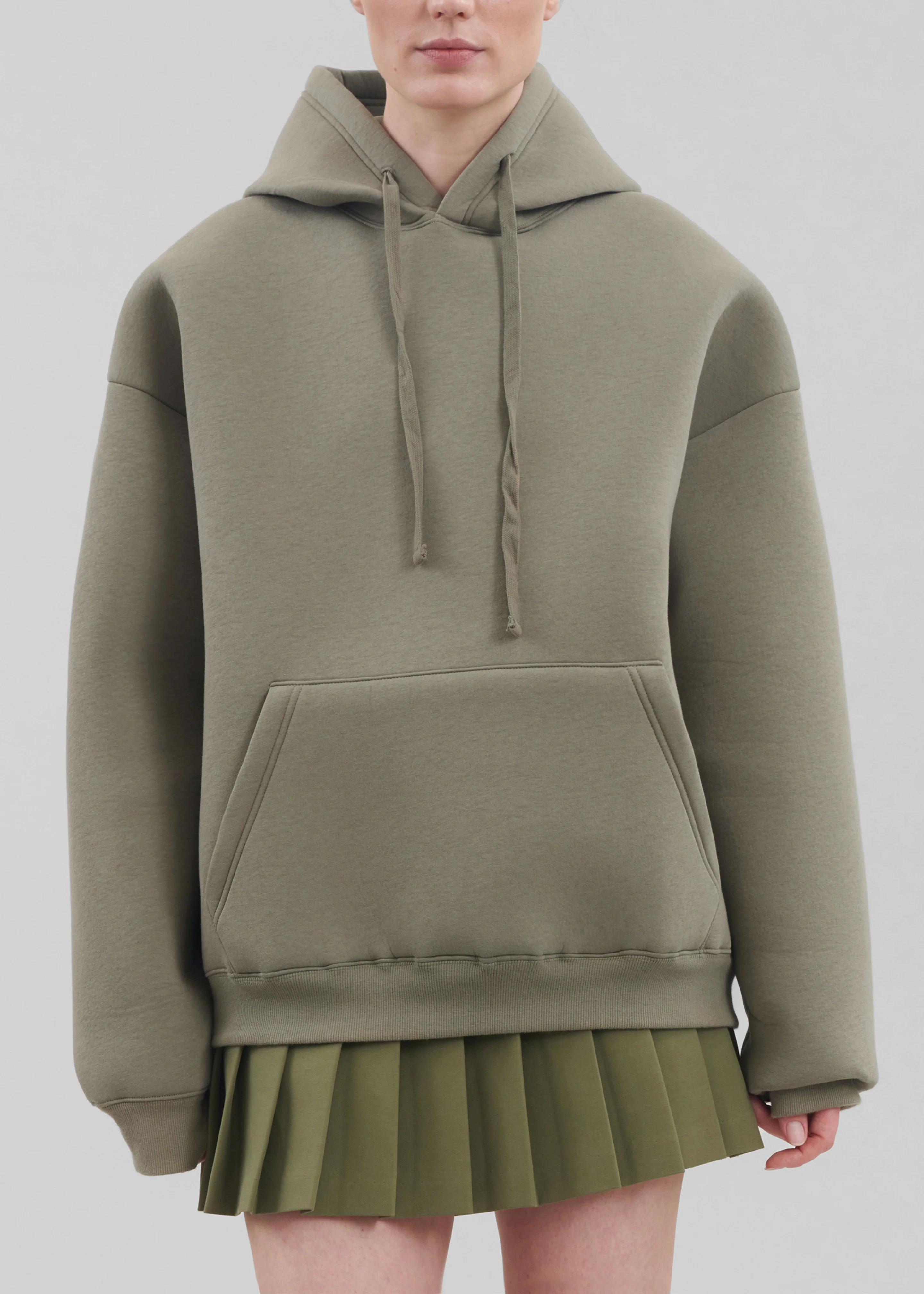 Easton Oversized Hoodie - Khaki - Image 8