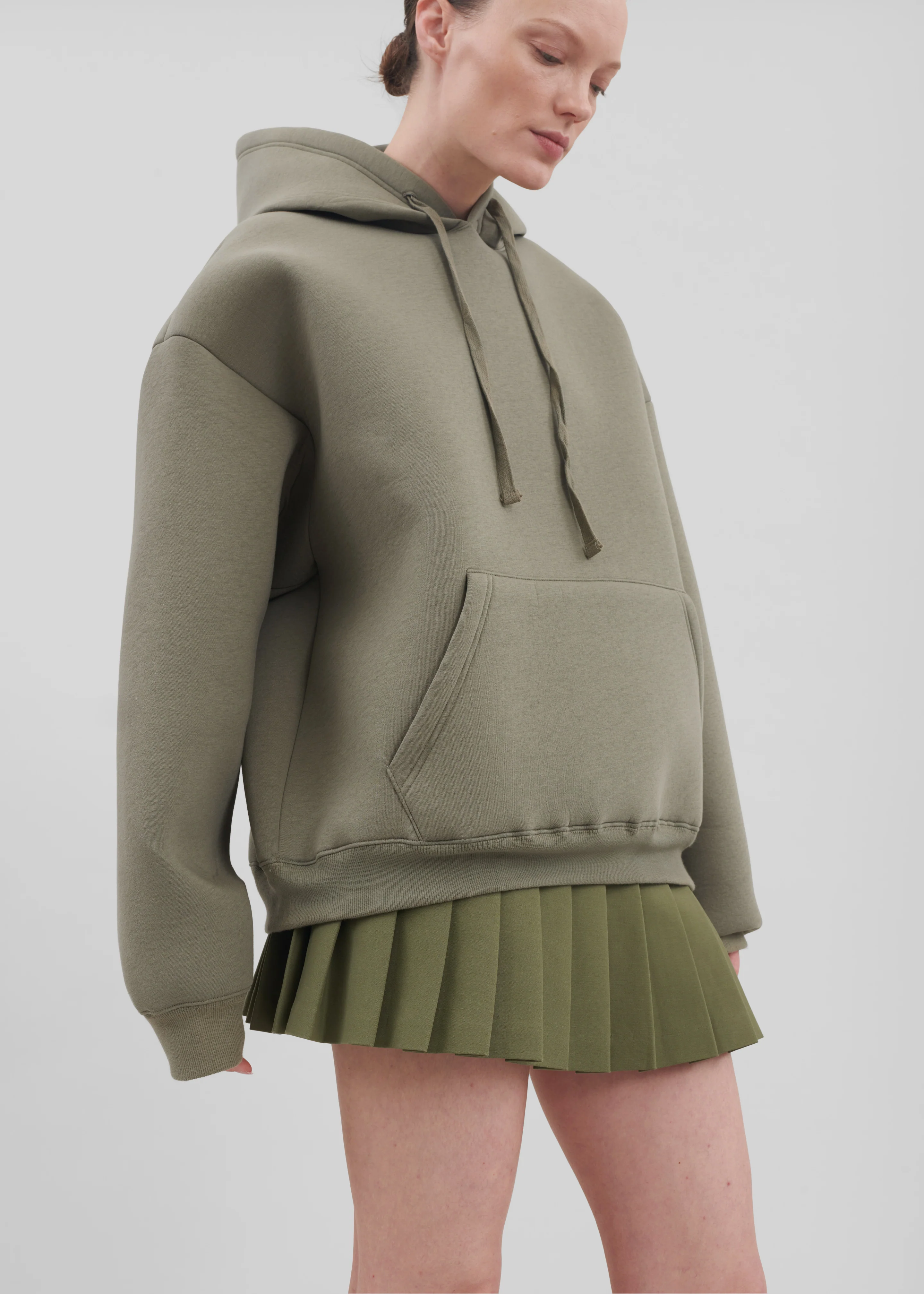 Easton Oversized Hoodie - Khaki - Image 9