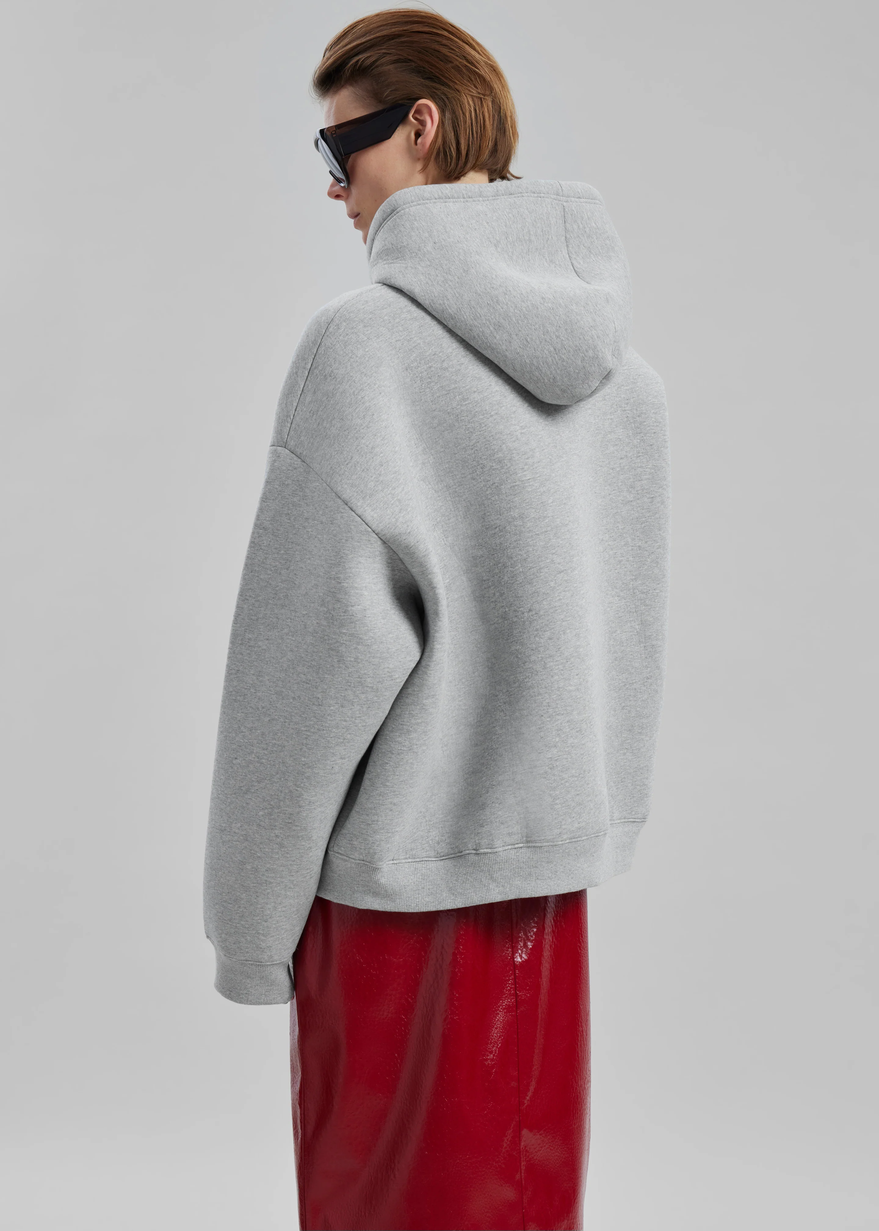 Easton Oversized Hoodie - Light Grey - Image 12