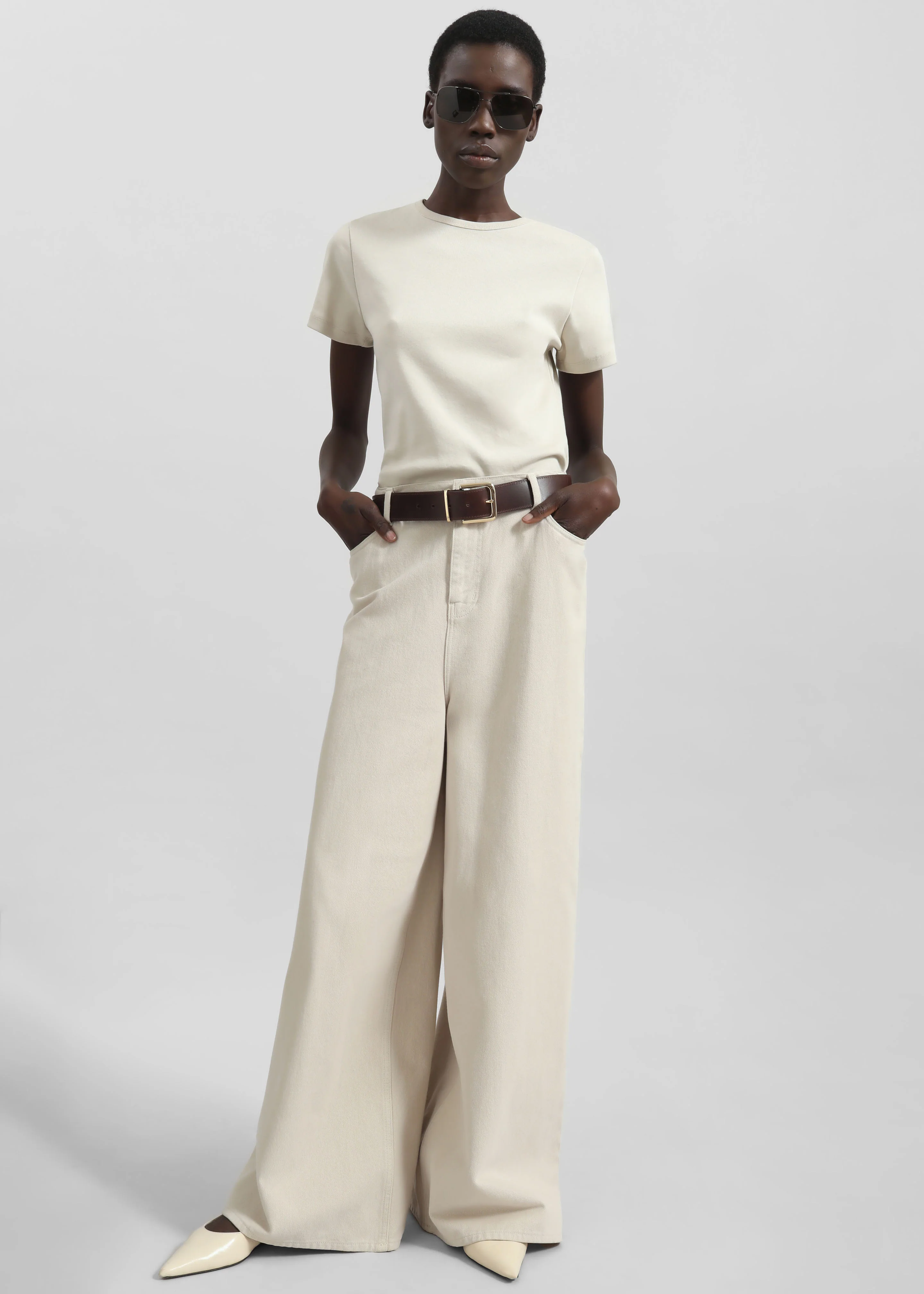Eben Baby Tee - Light Beige - Image 2