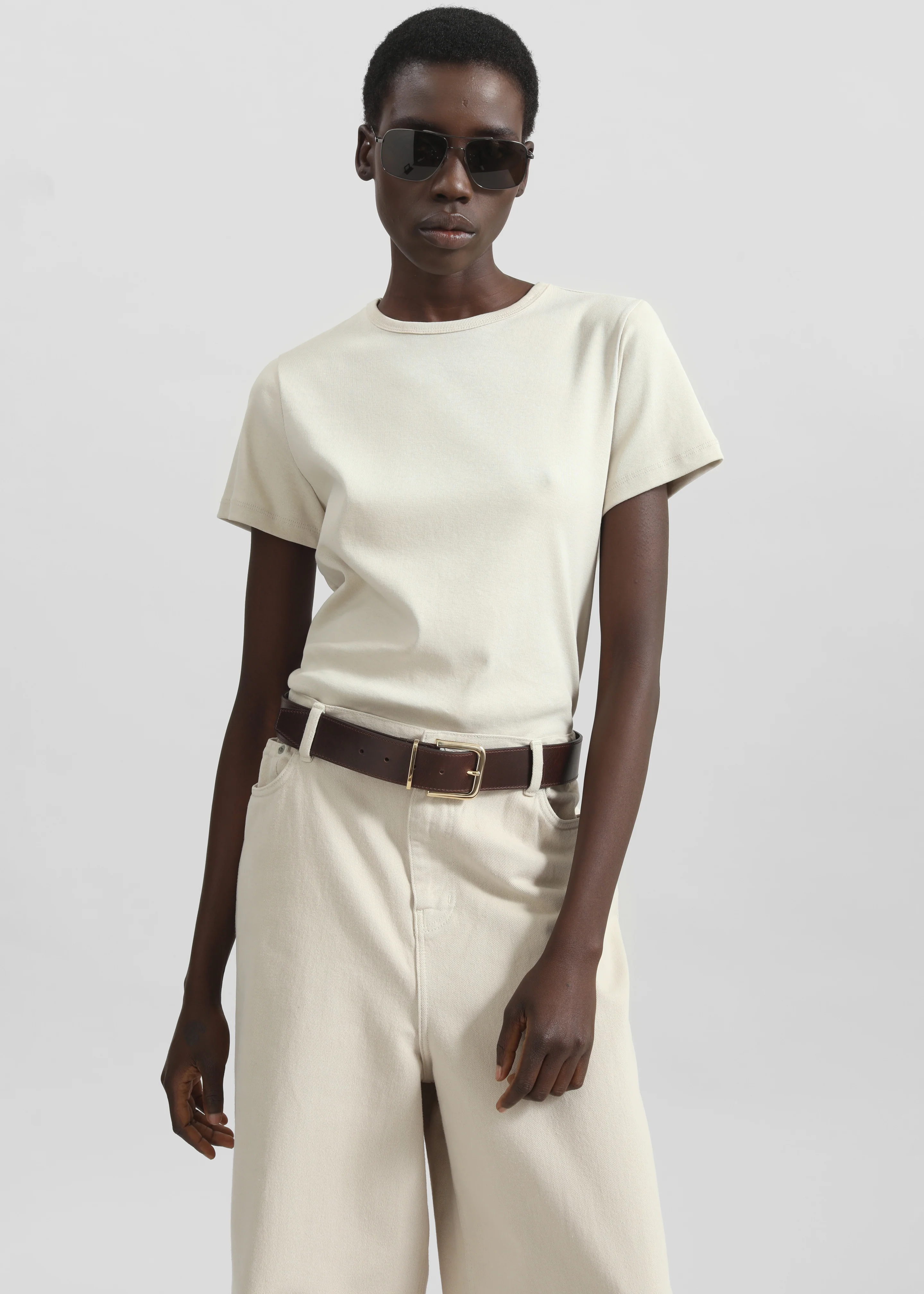 Eben Baby Tee - Light Beige - Image 3