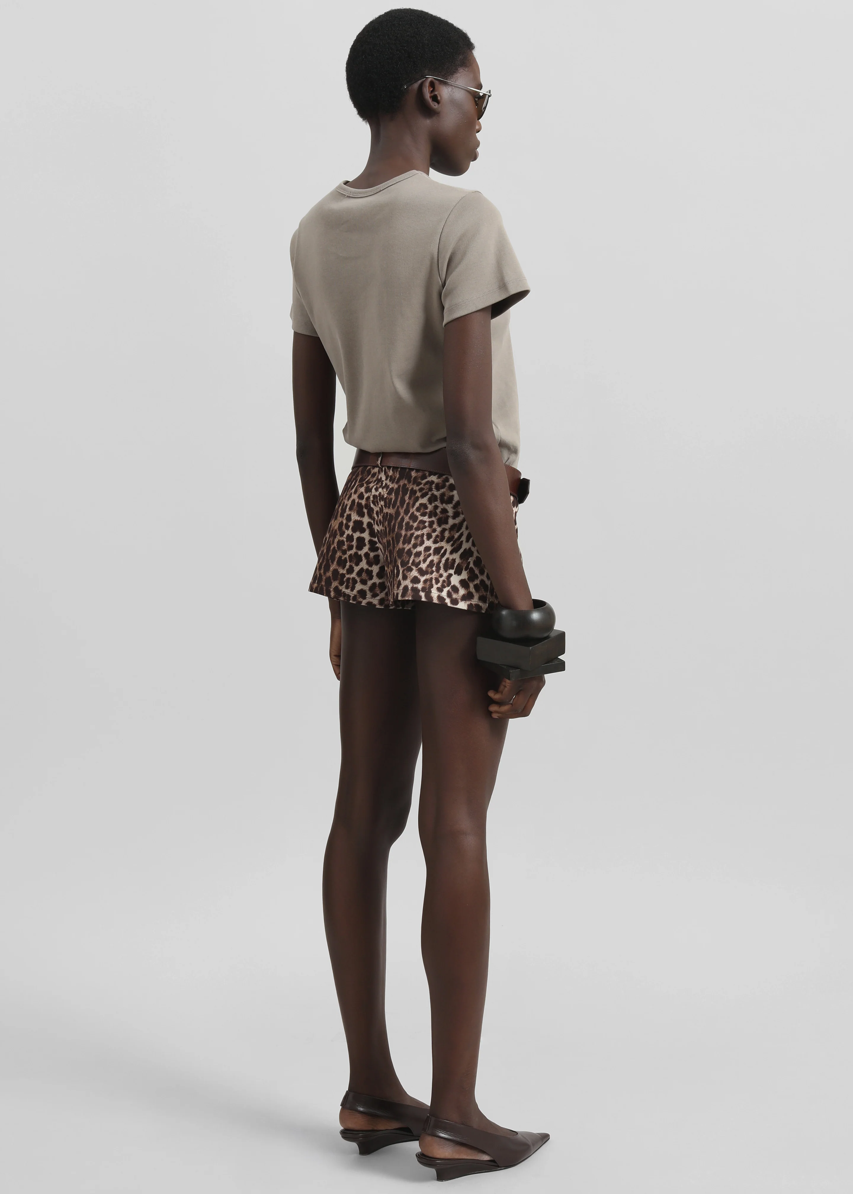 Eben Baby Tee - Taupe - Image 6
