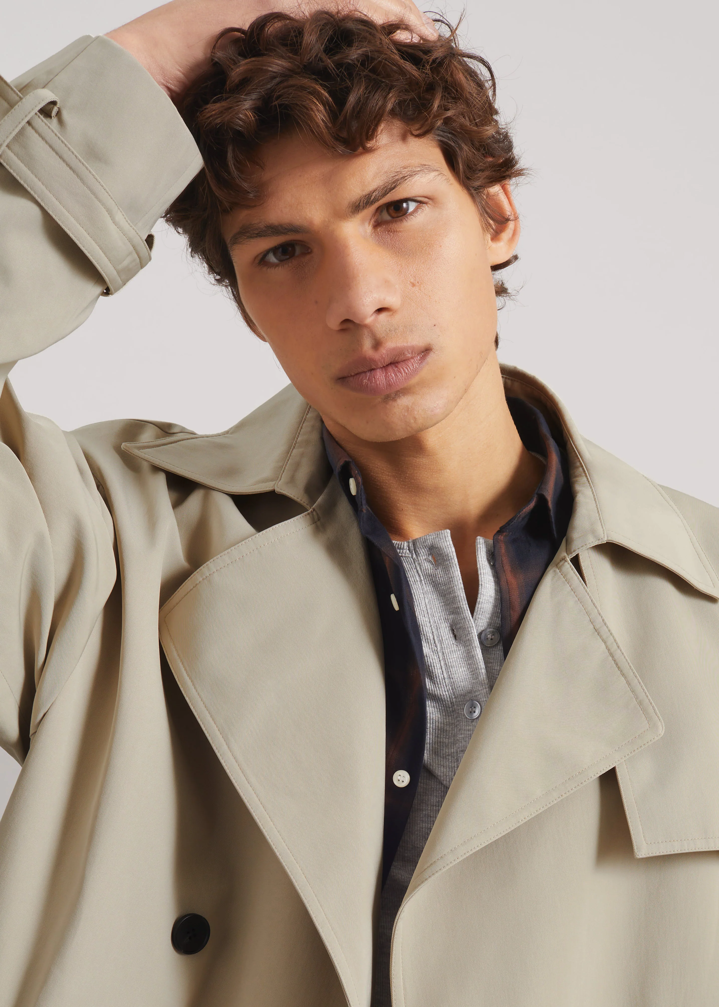 Edris Trench Coat - Beige - Image 2