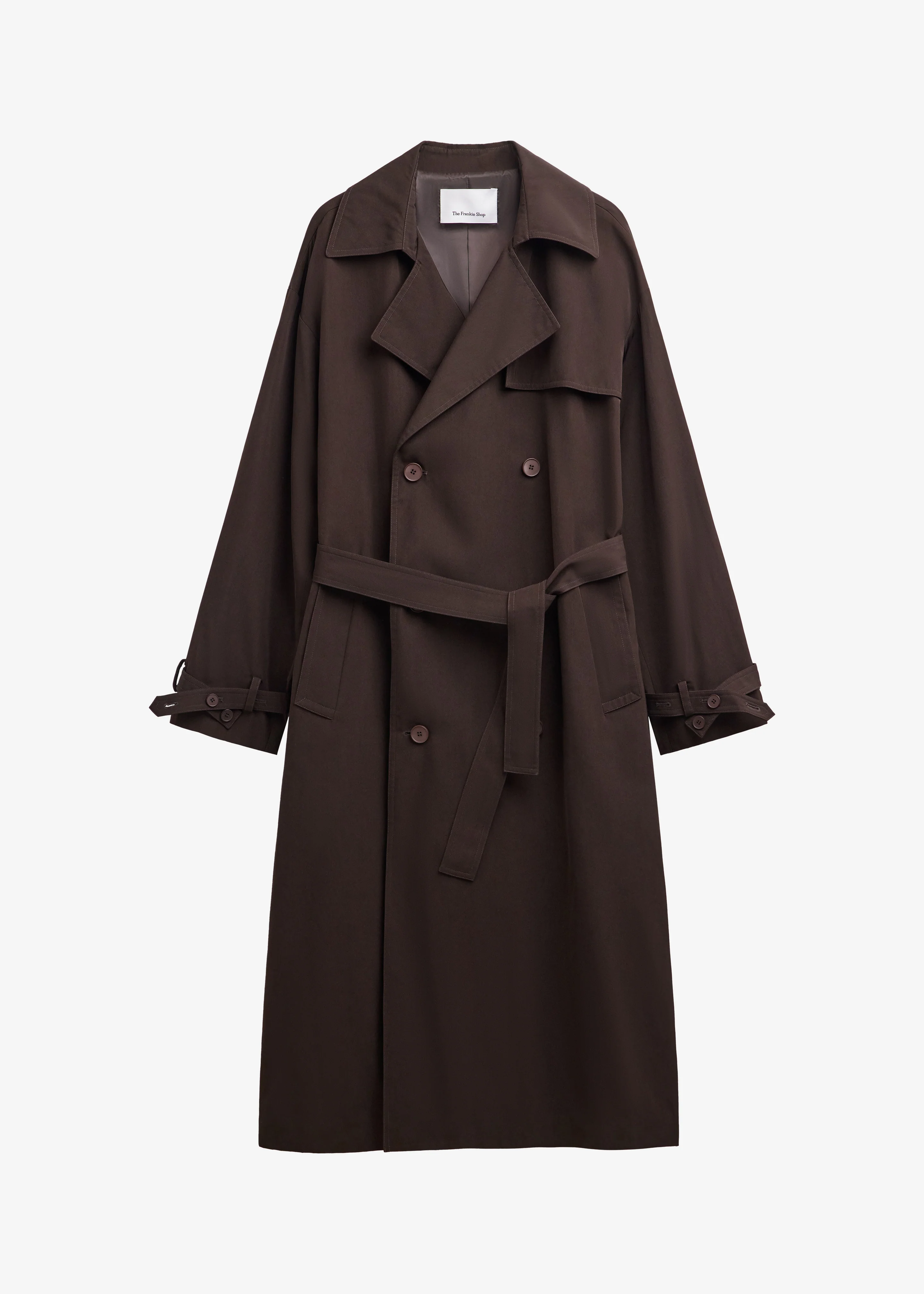 Edris Trench Coat - Brown - Image 7