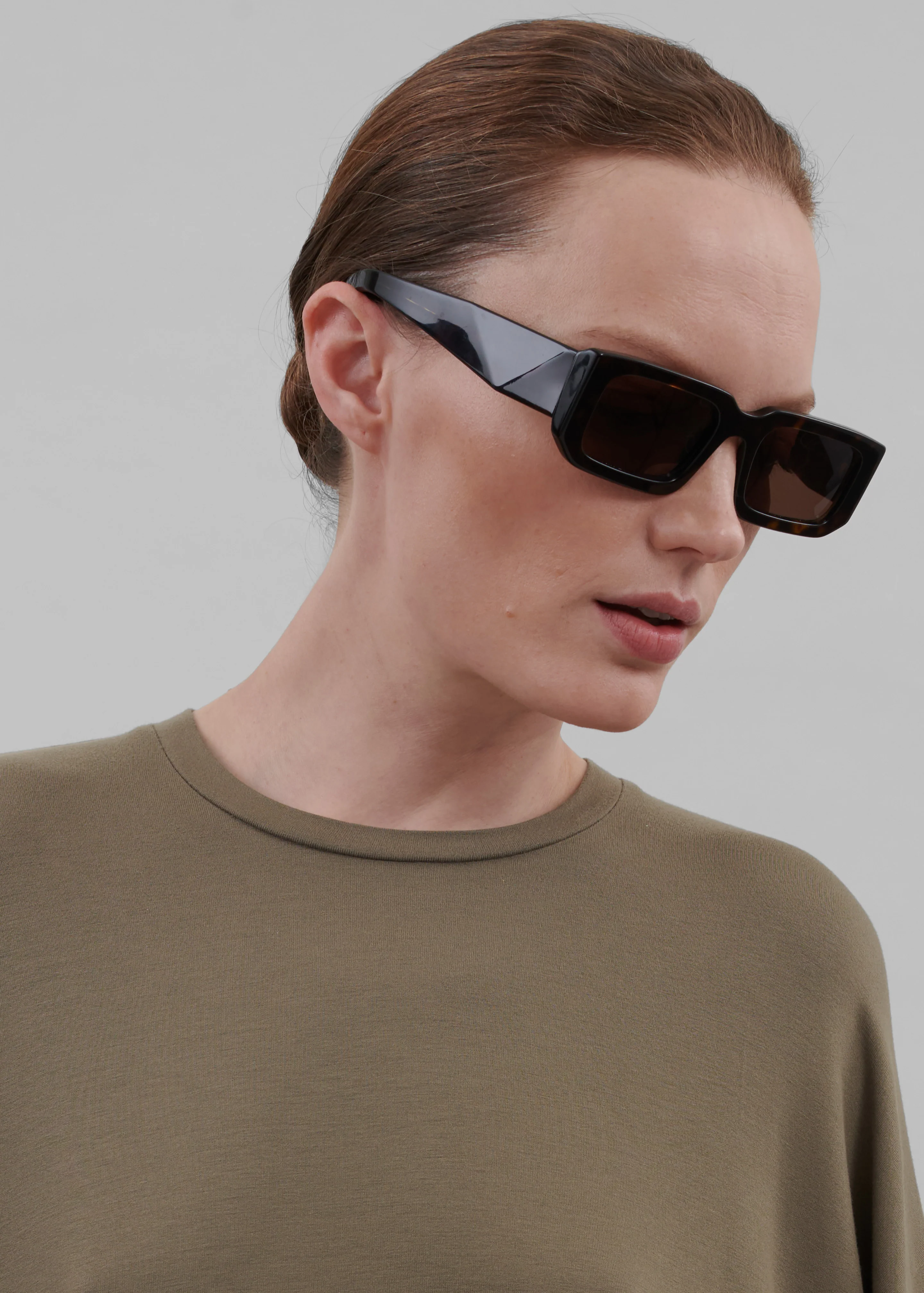 Ella Boxy Tee - Khaki Brown - Image 10