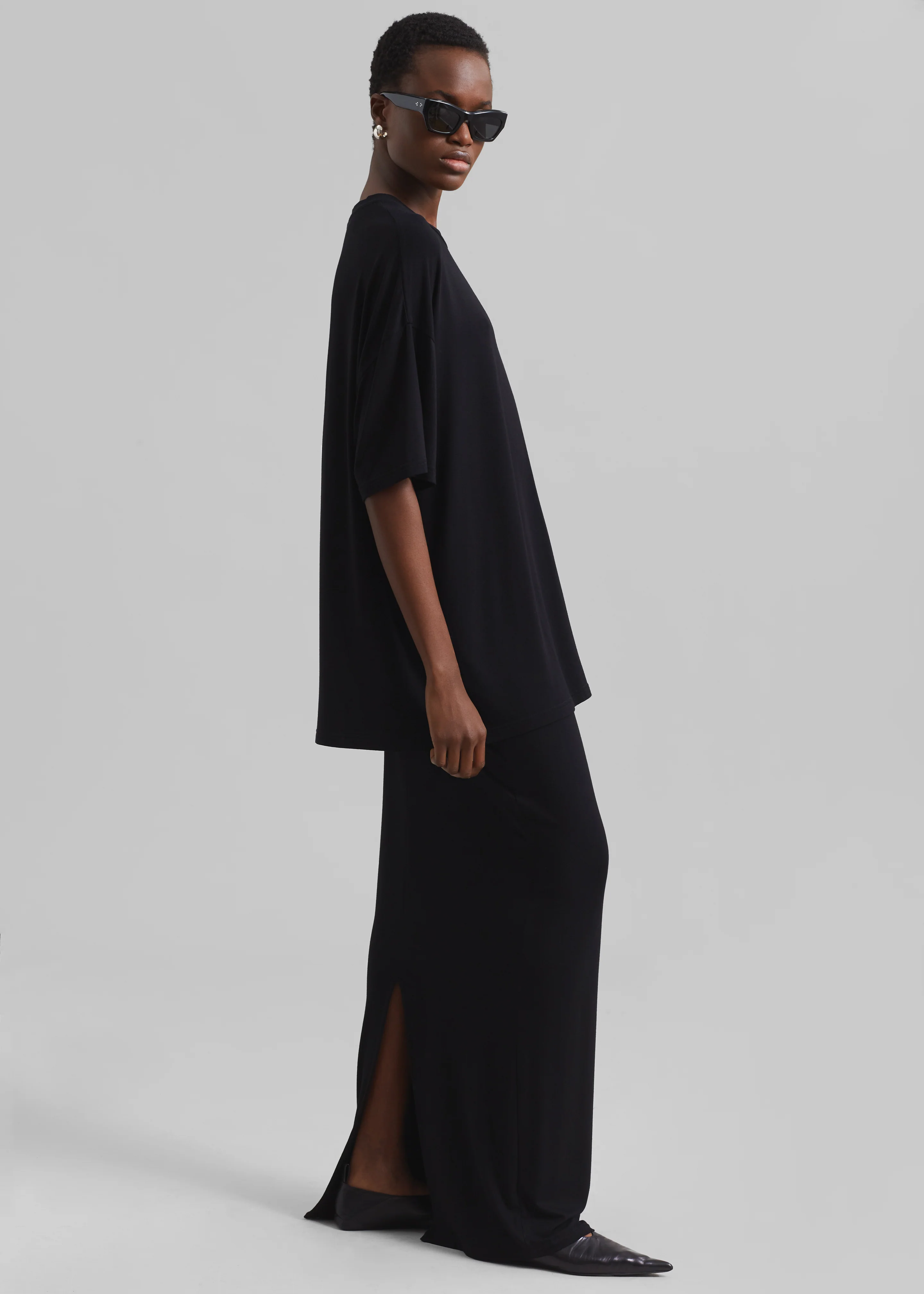 Ella Maxi Skirt - Black - Image 6
