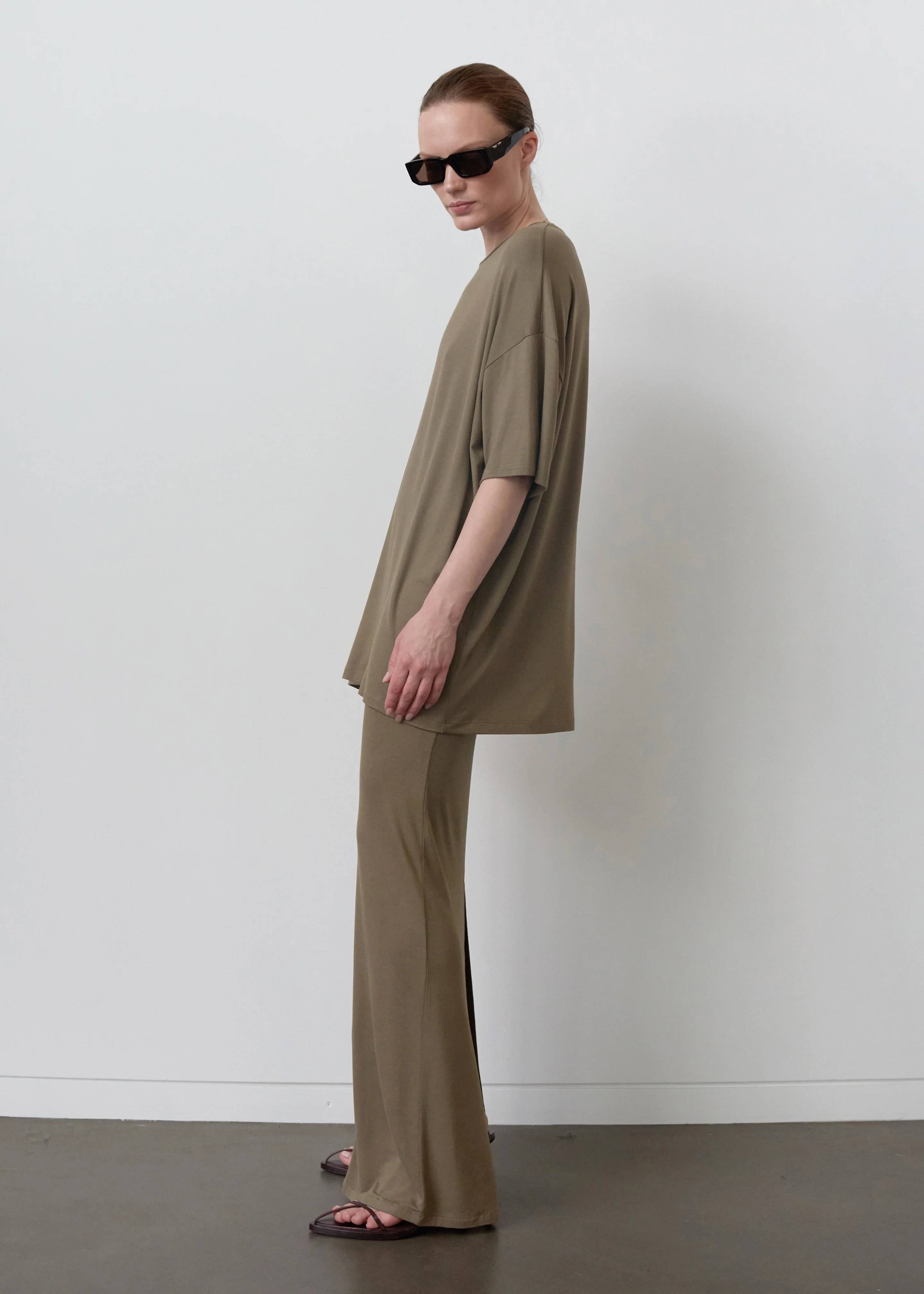 Ella Maxi Skirt - Khaki Brown - Image 5