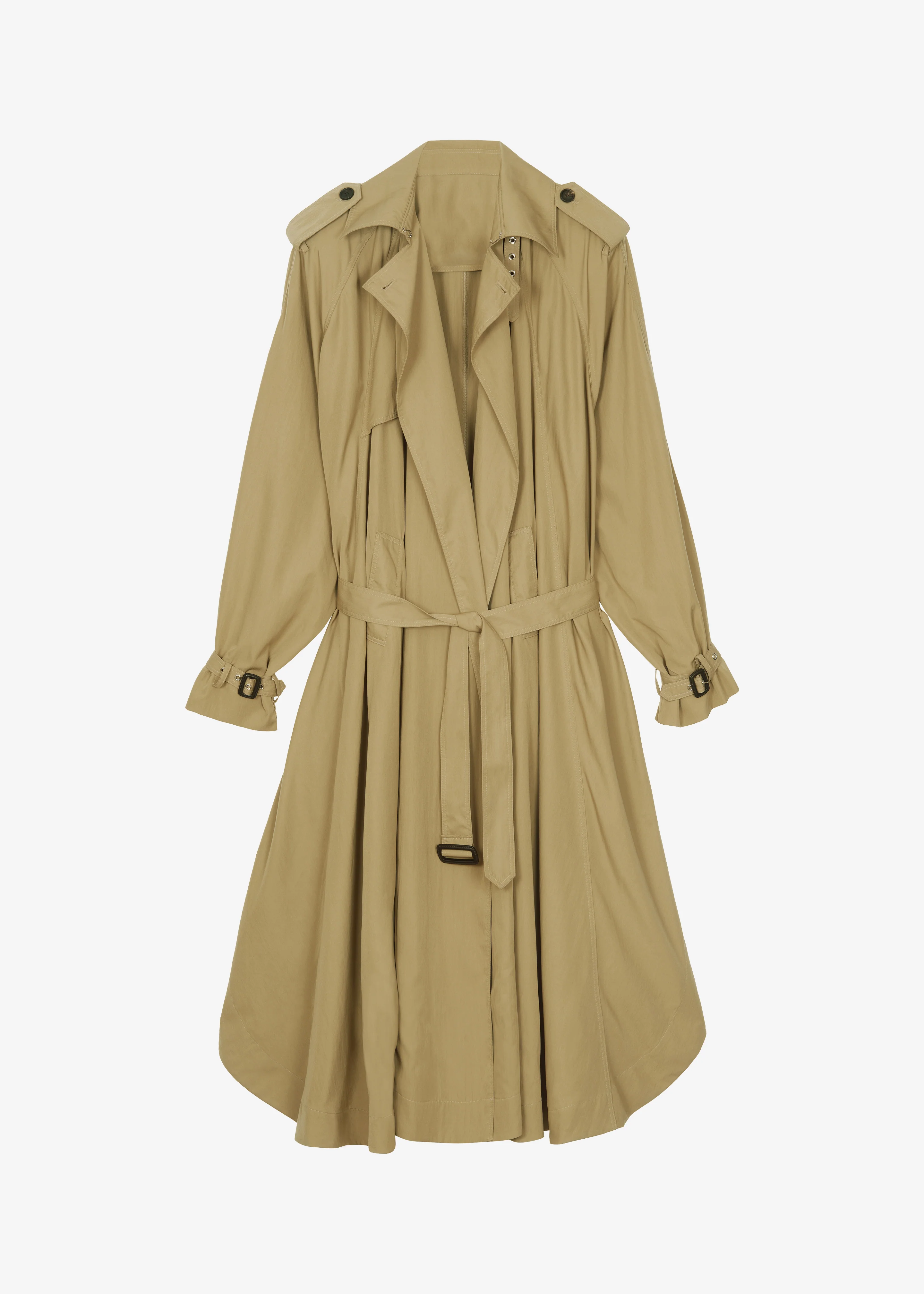 Elsdon Fluid Long Trench - Camel - Image 10