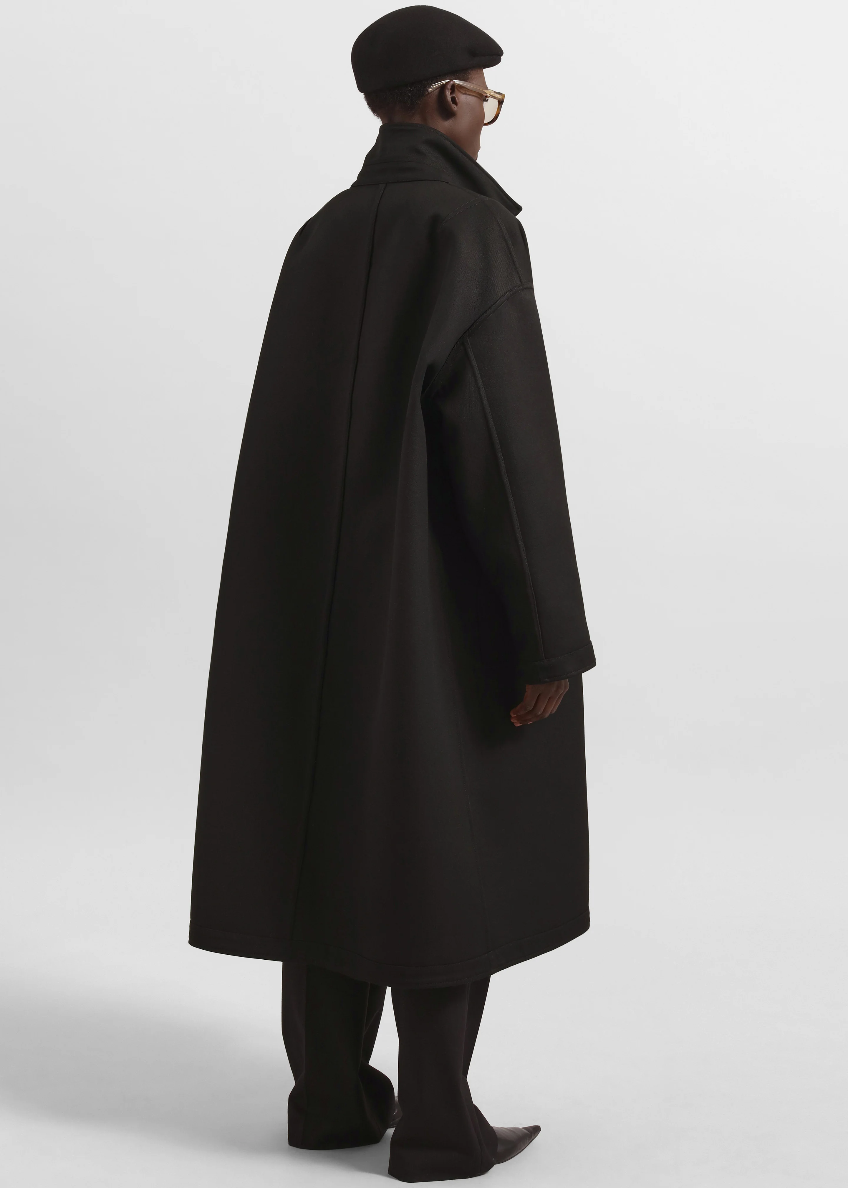 Elton Reversible Car Coat - Brown Glen Plaid - Image 6