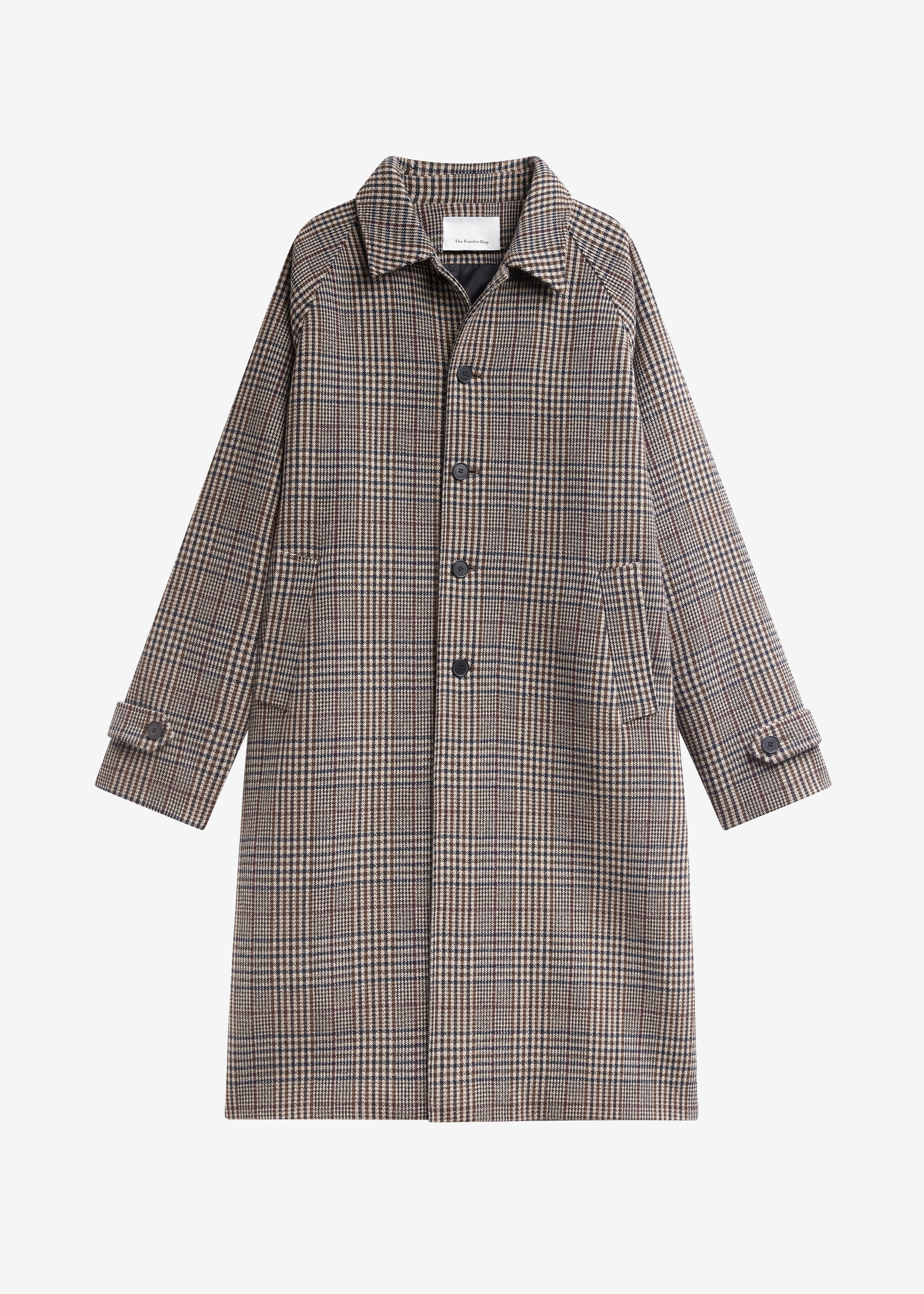 Emil Wool Trench - Beige Glen Plaid - Image 11