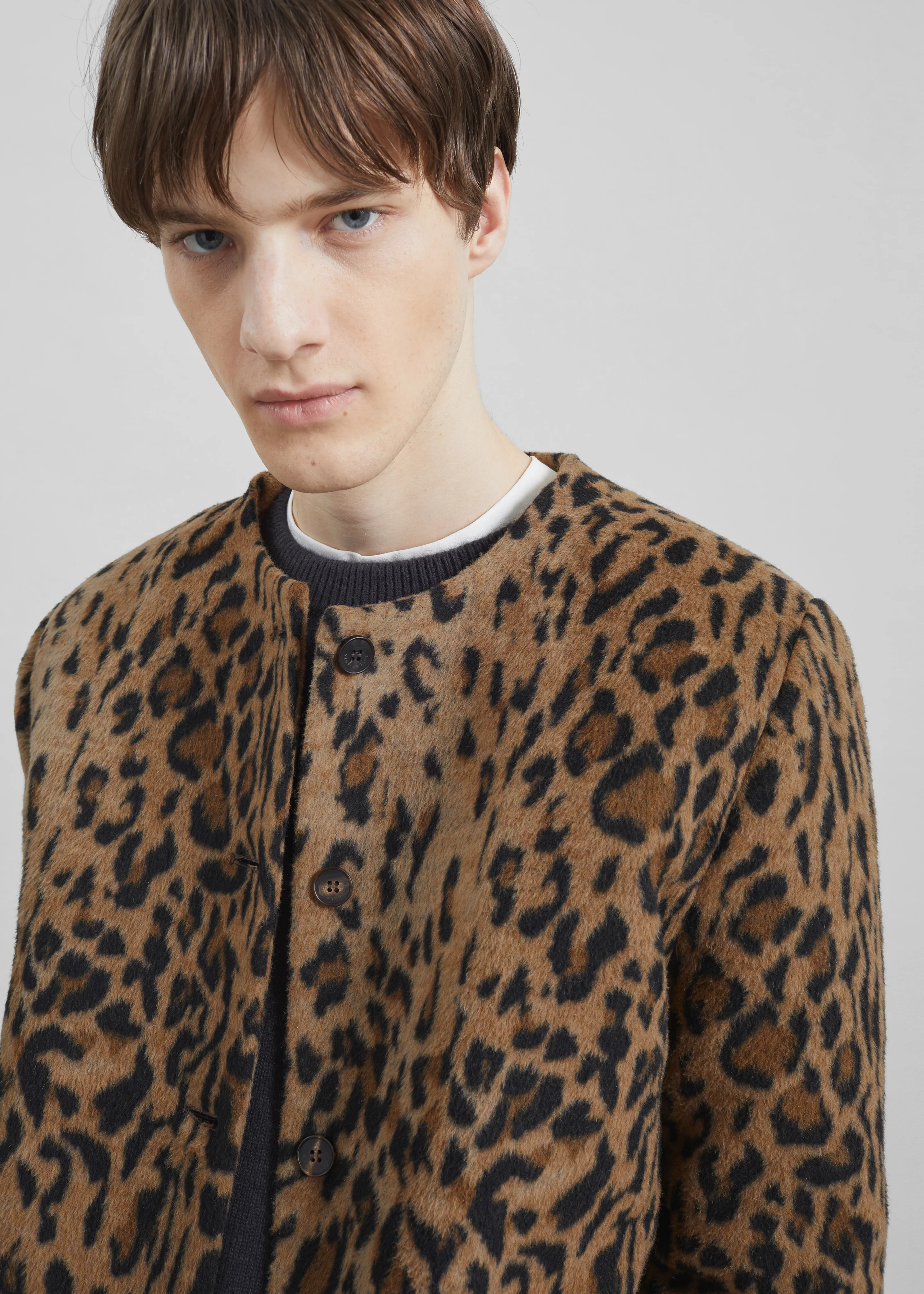 Evolene Boxy Jacket - Leopard Brown - Image 12