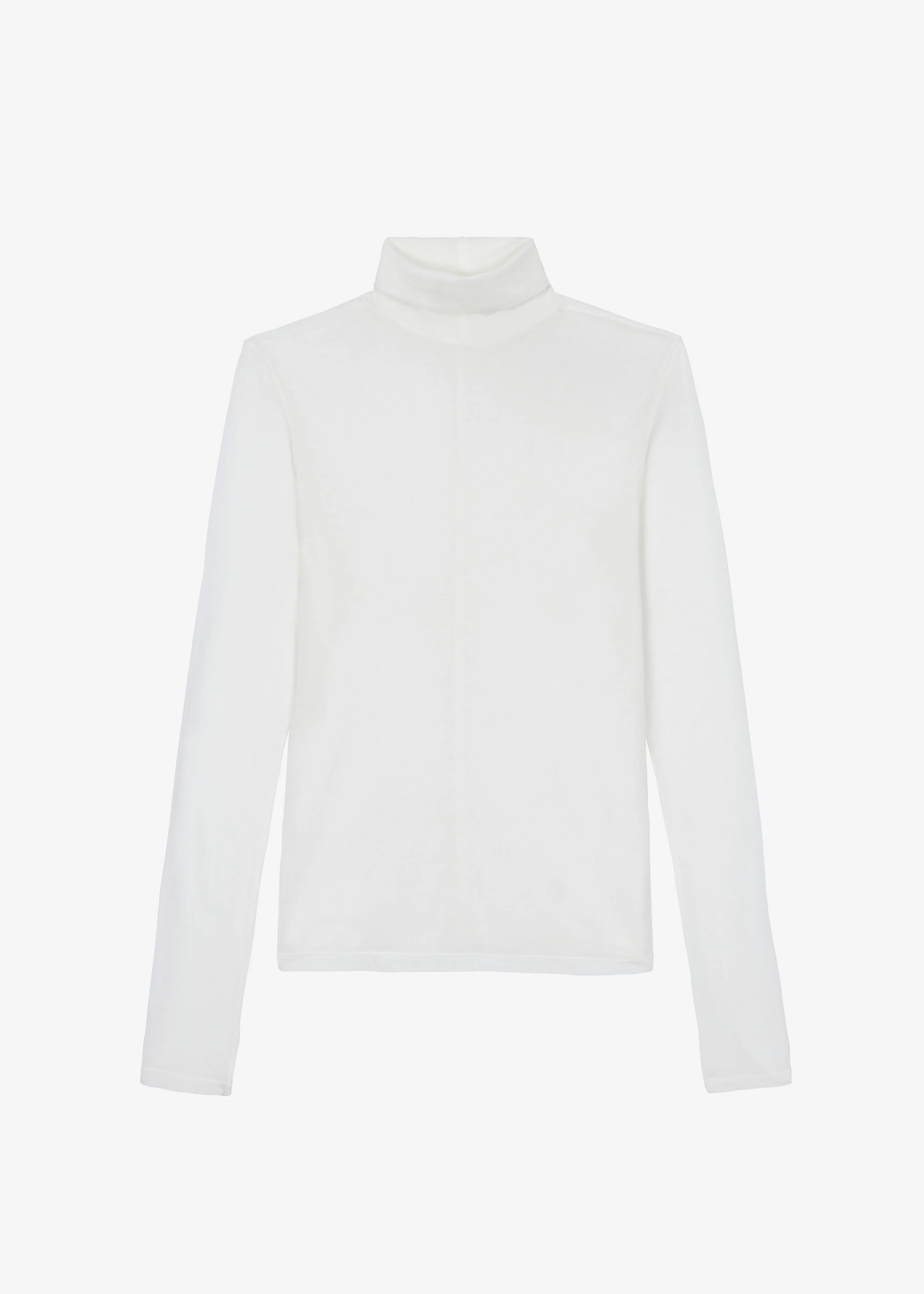 Evren Sheer Turtleneck - White - Image 8